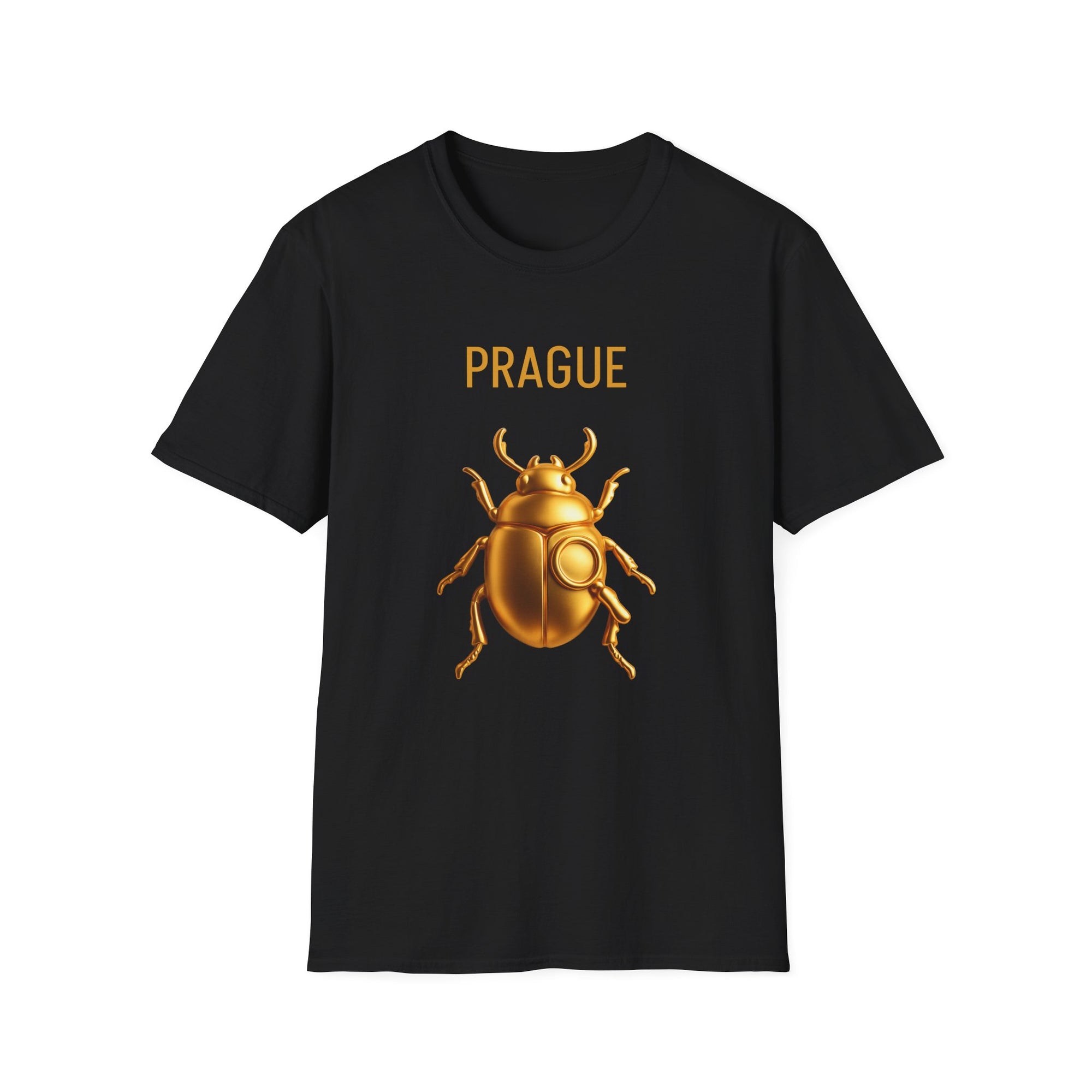 Prague - Golden Beetle Unisex Softstyle T-Shirt