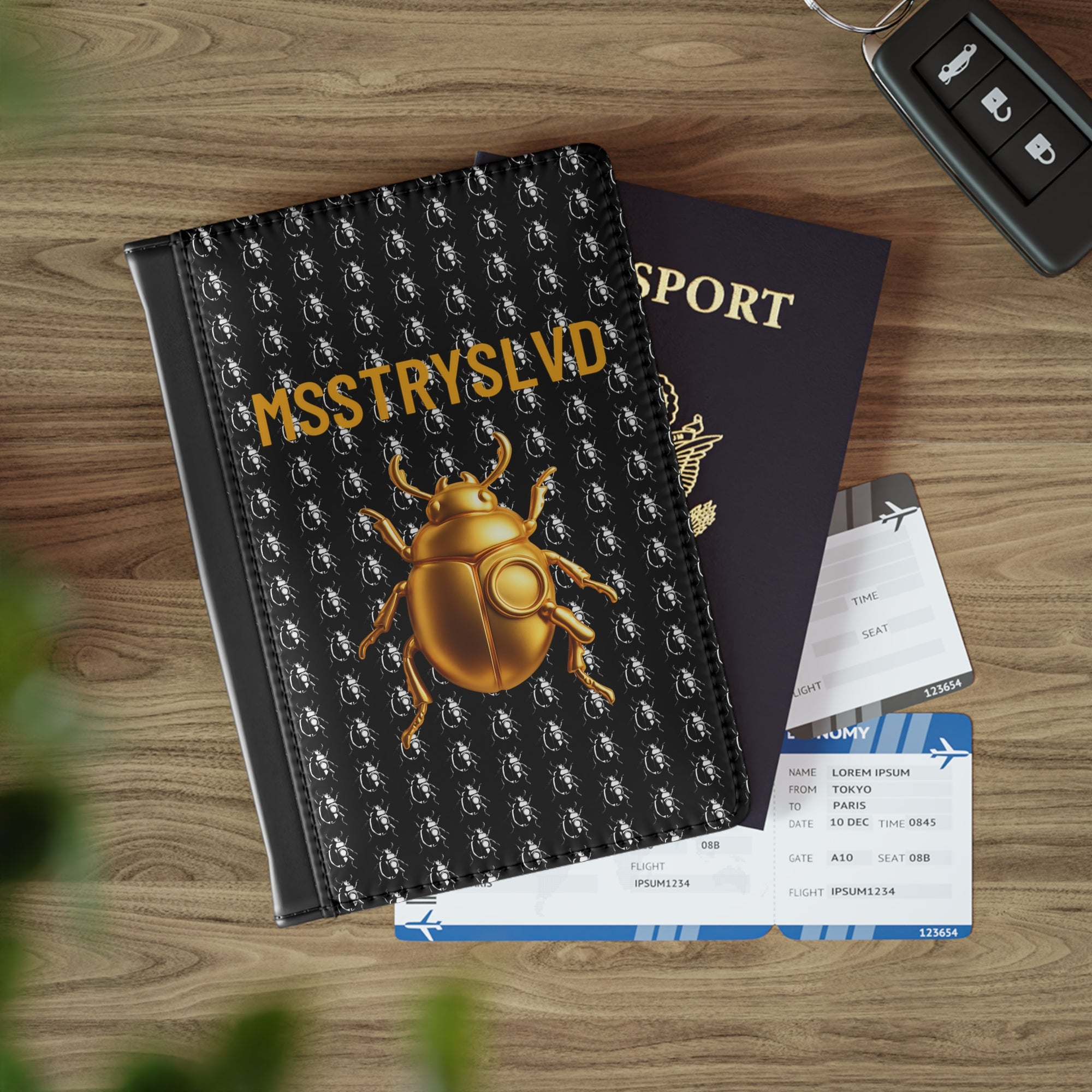 ✈️ "BUGGED AT THE BORDER" Passport Cover