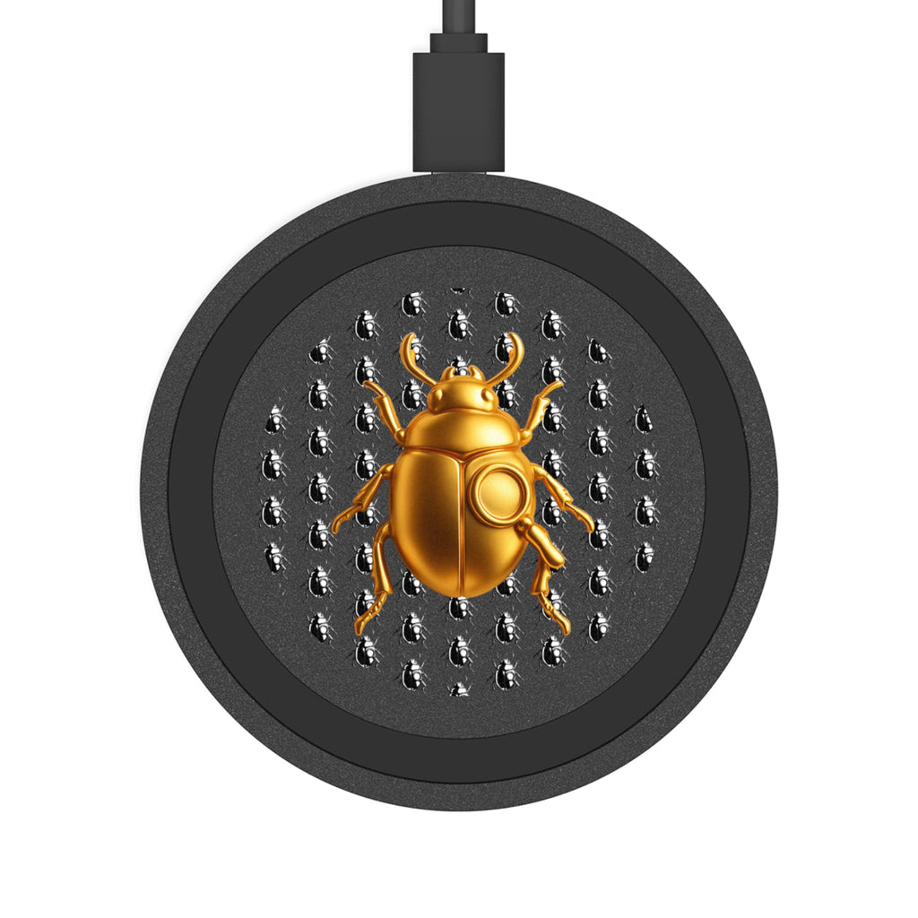 ⚡ “THE GOLDEN PLATE OF POWER” Quake Wireless Charging Pad