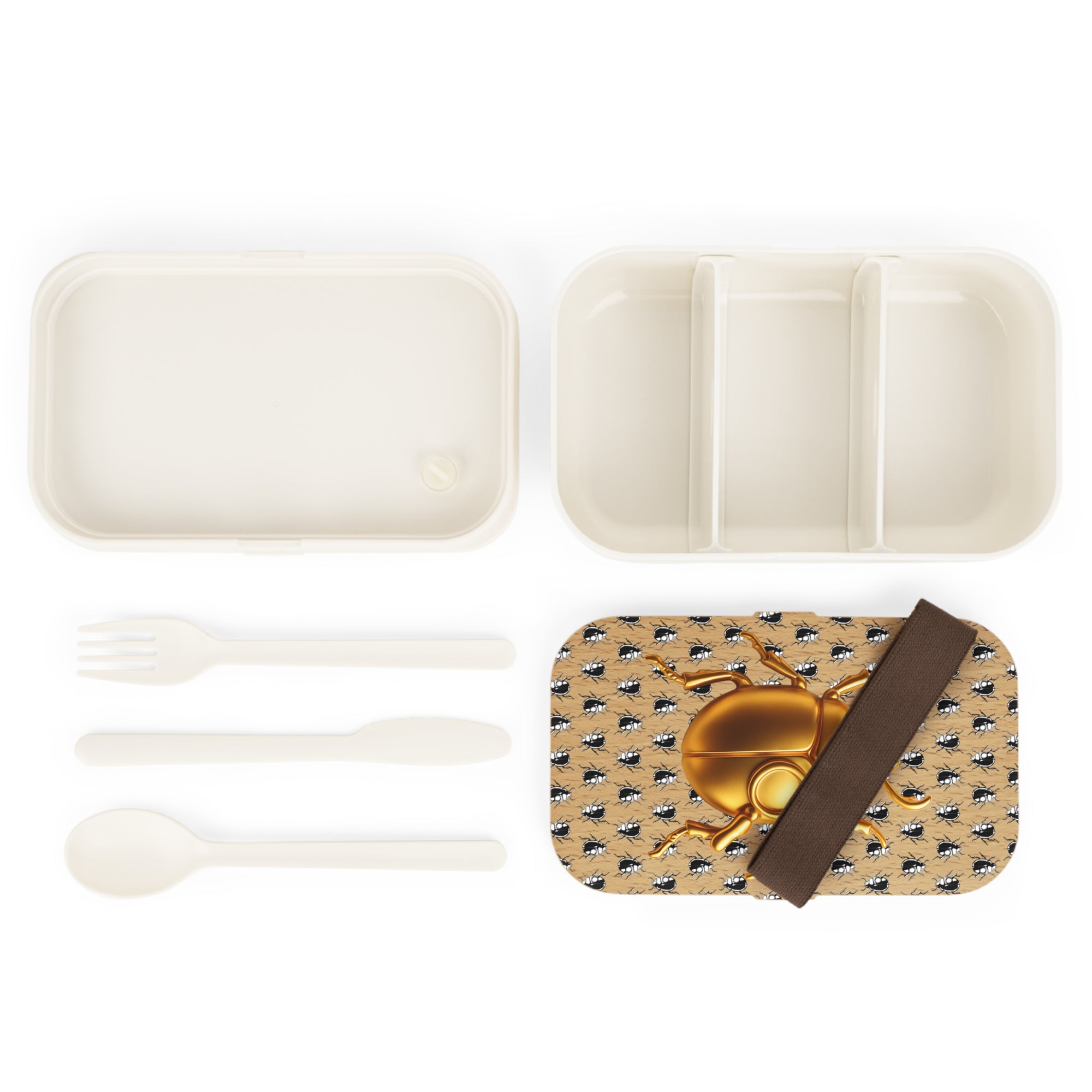 🍱 Golden Beetle Lunch Vault - Bento Lunch Box