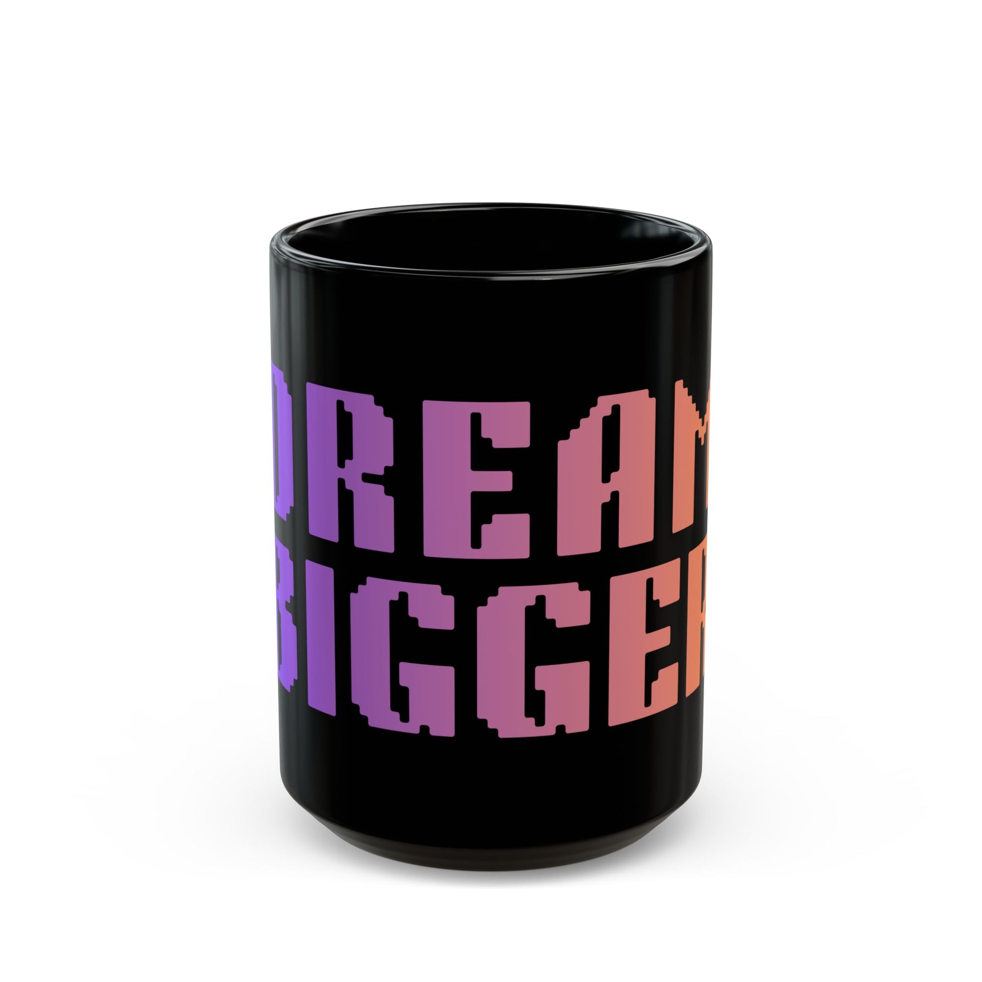 DREAM BIGGER Mug | Motivational Coffee Cup Gift for Work Office Friends Home