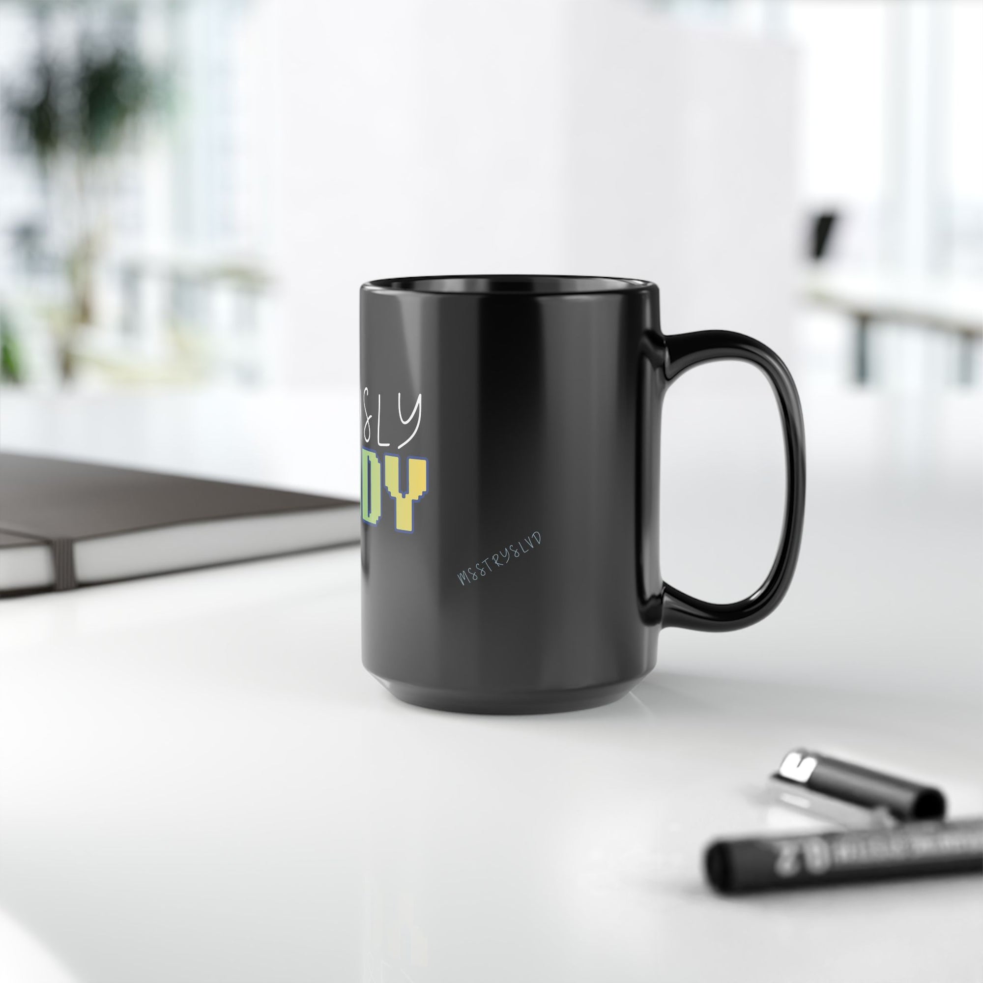 'Seriously Ready' Black Mug | Work Mode Fun Office Coffee Gift Mug (11oz, 15oz)