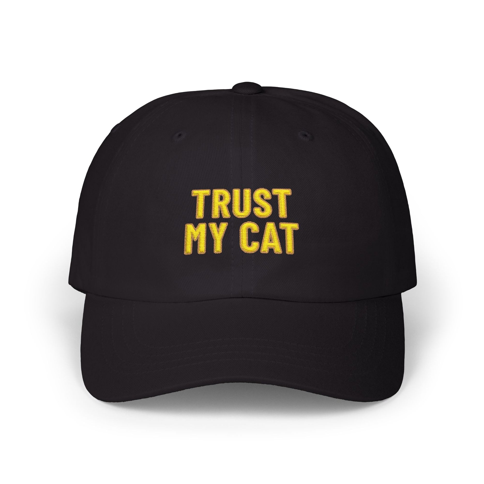 TRUST MY CAT Cap – Funny Embroidered Dad Hat for Cat Animal Lovers Gift