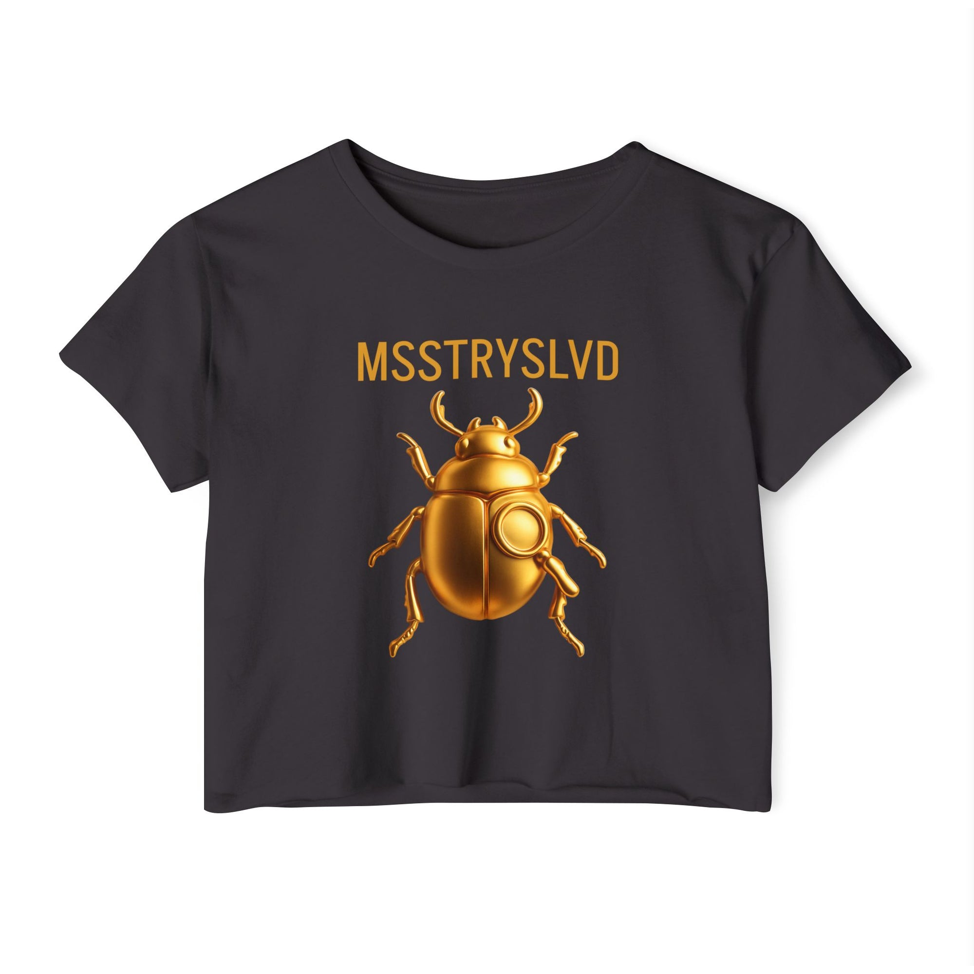 GOLDEN BEETLE - Women's Festival Crop Top