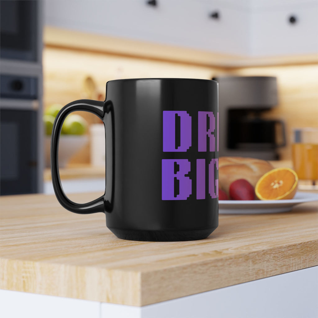 DREAM BIGGER Mug | Motivational Coffee Cup Gift for Work Office Friends Home