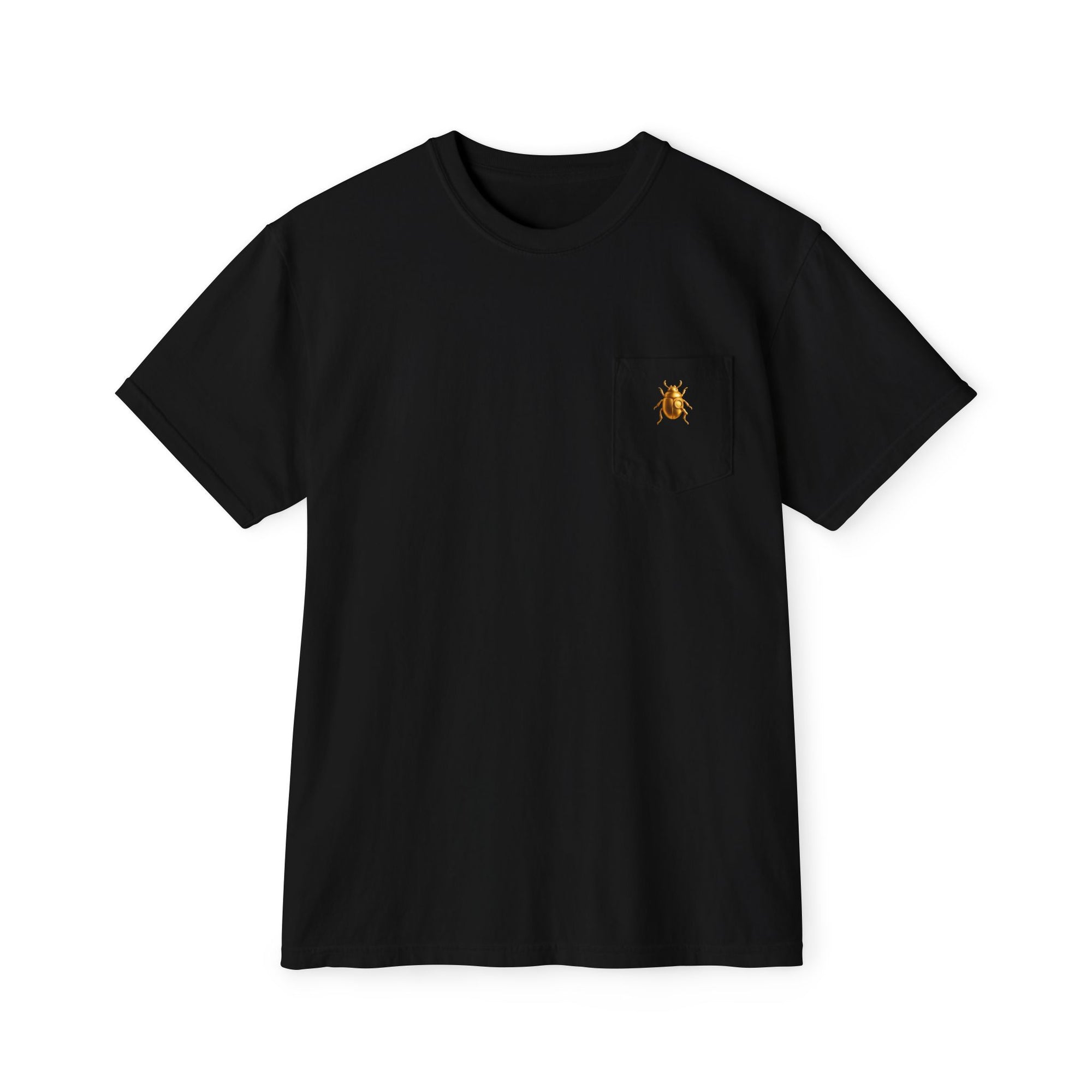 Golden Beetle Unisex Pocket T-Shirt