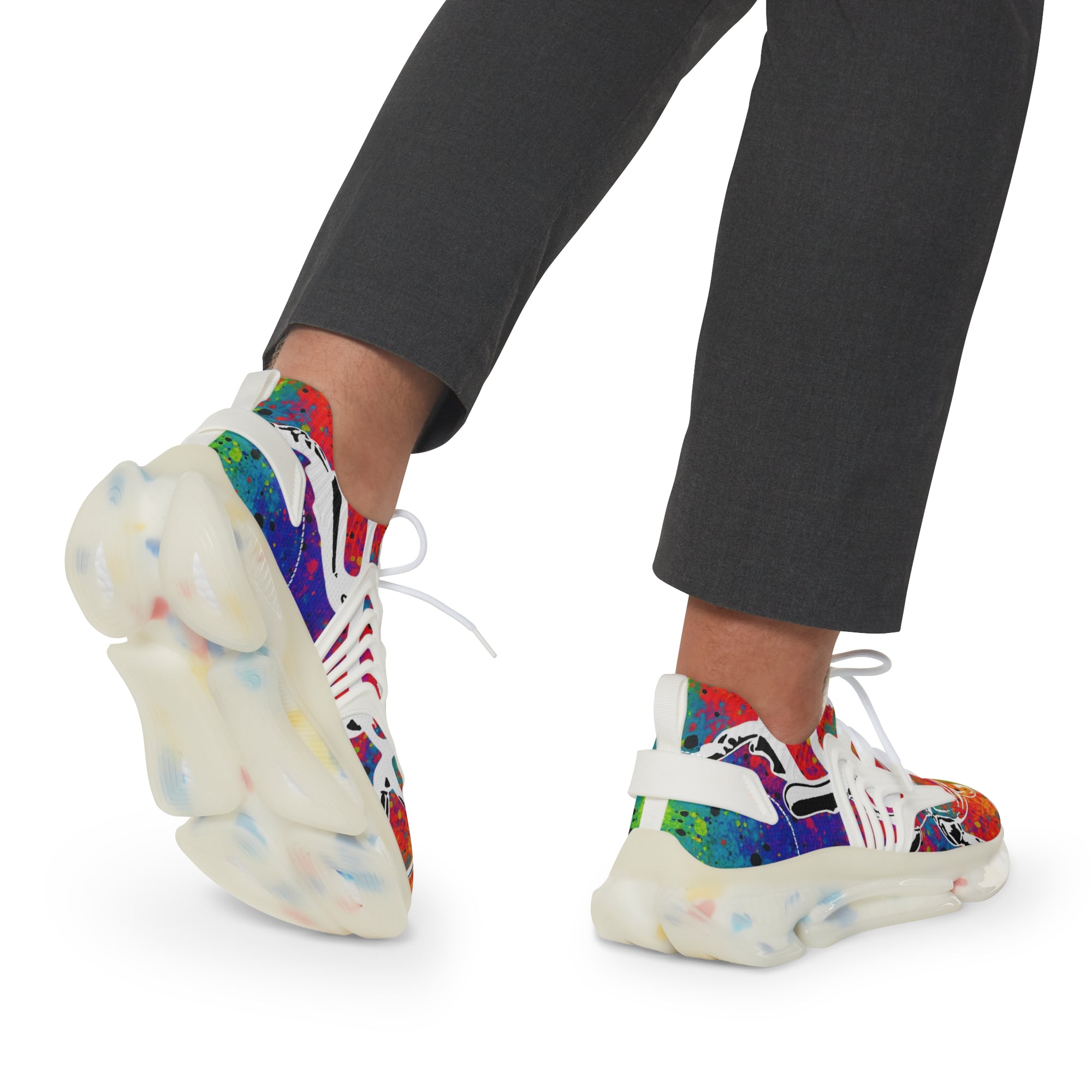 👟 “HYPERDRIP V1A” Full-Spectrum Chaos Mesh Sneakers