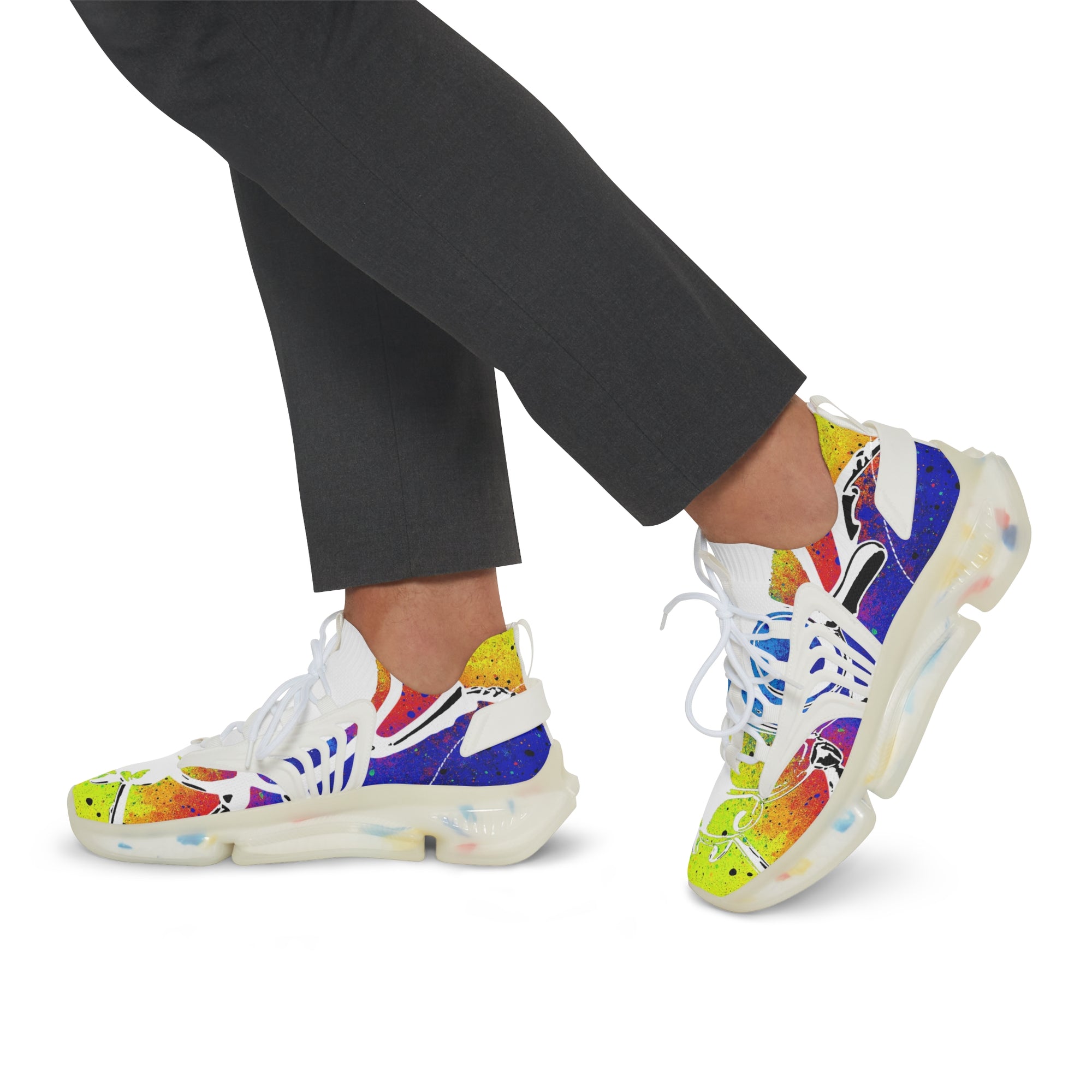 👟 “STARGAZER V1”  Men's Mesh Sneakers Color Splash Streetwear