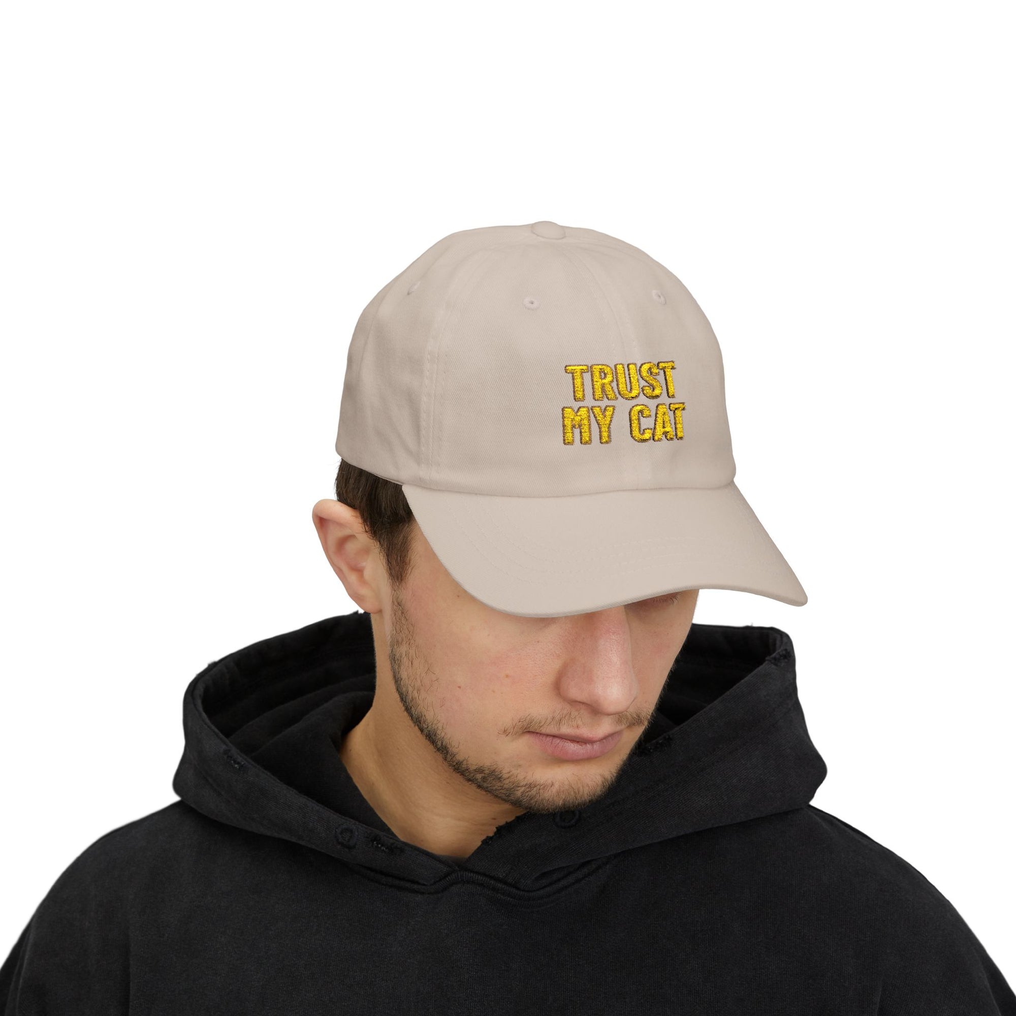 TRUST MY CAT Cap – Funny Embroidered Dad Hat for Cat Animal Lovers Gift