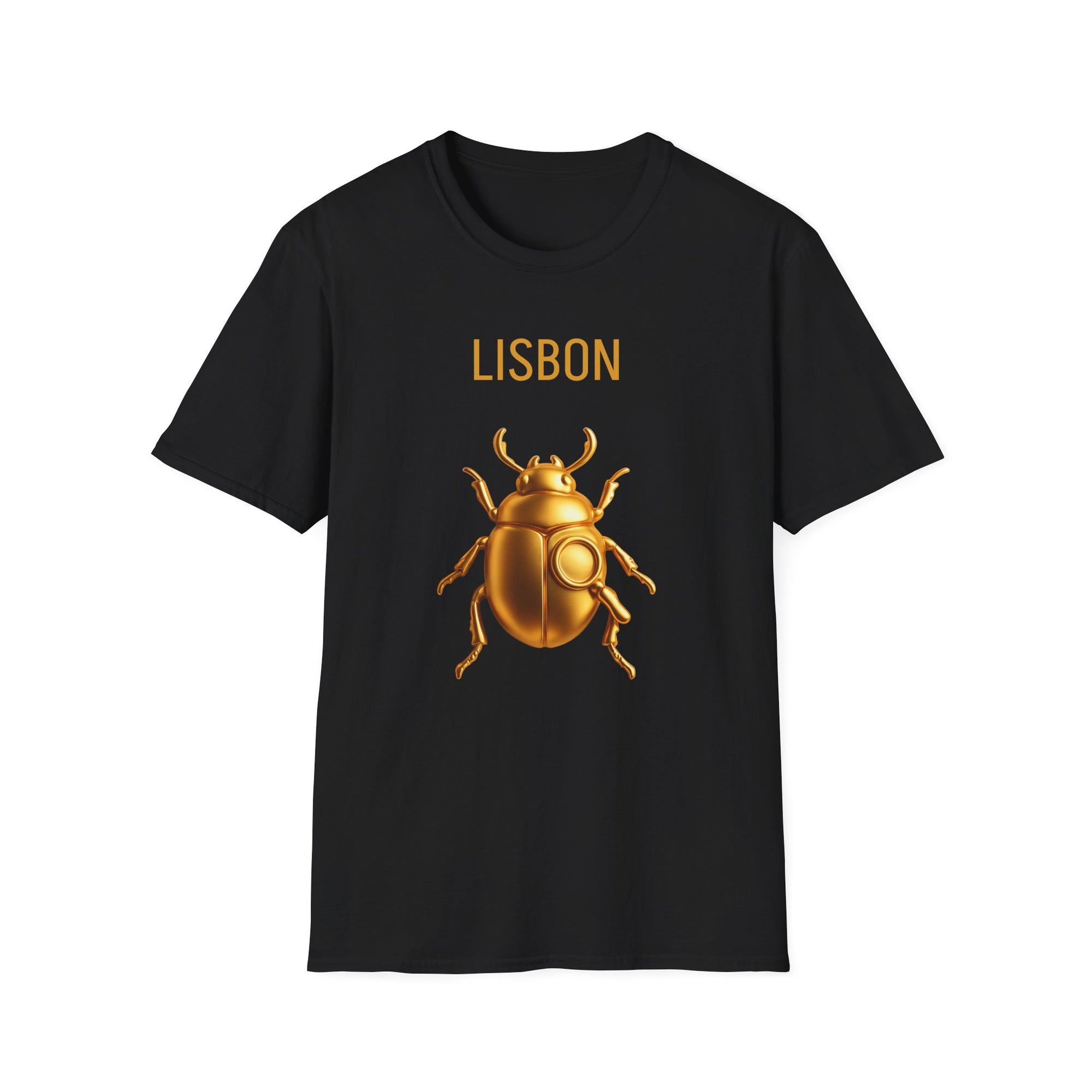 Lisbon - Golden Beetle Unisex Softstyle T-Shirt