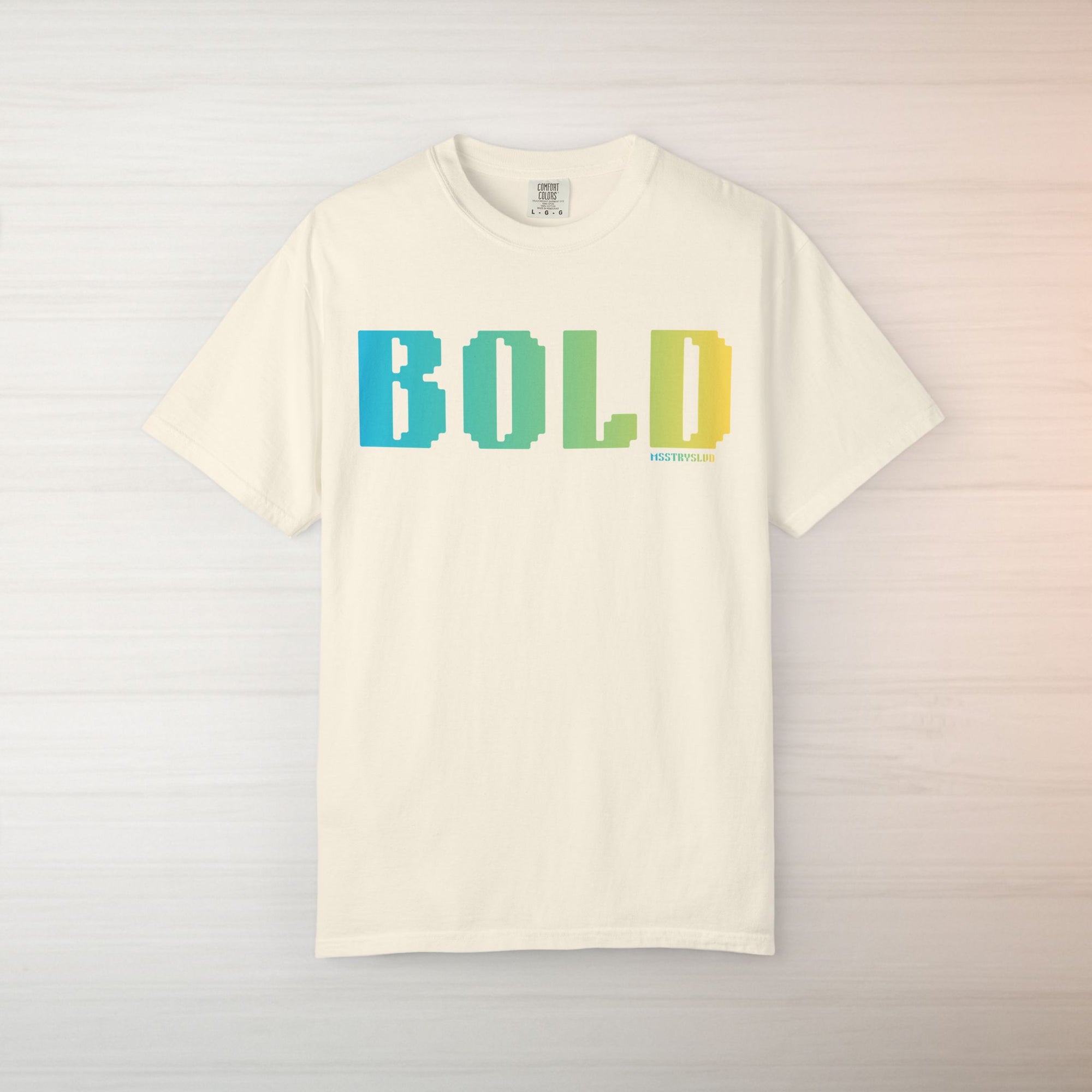 BOLD Graphic T Shirt Retro Pixel Typography Tee Aesthetic Streetwear Tee, Unisex Minimal Text Shirt, Positivity Pastel Fashion Top