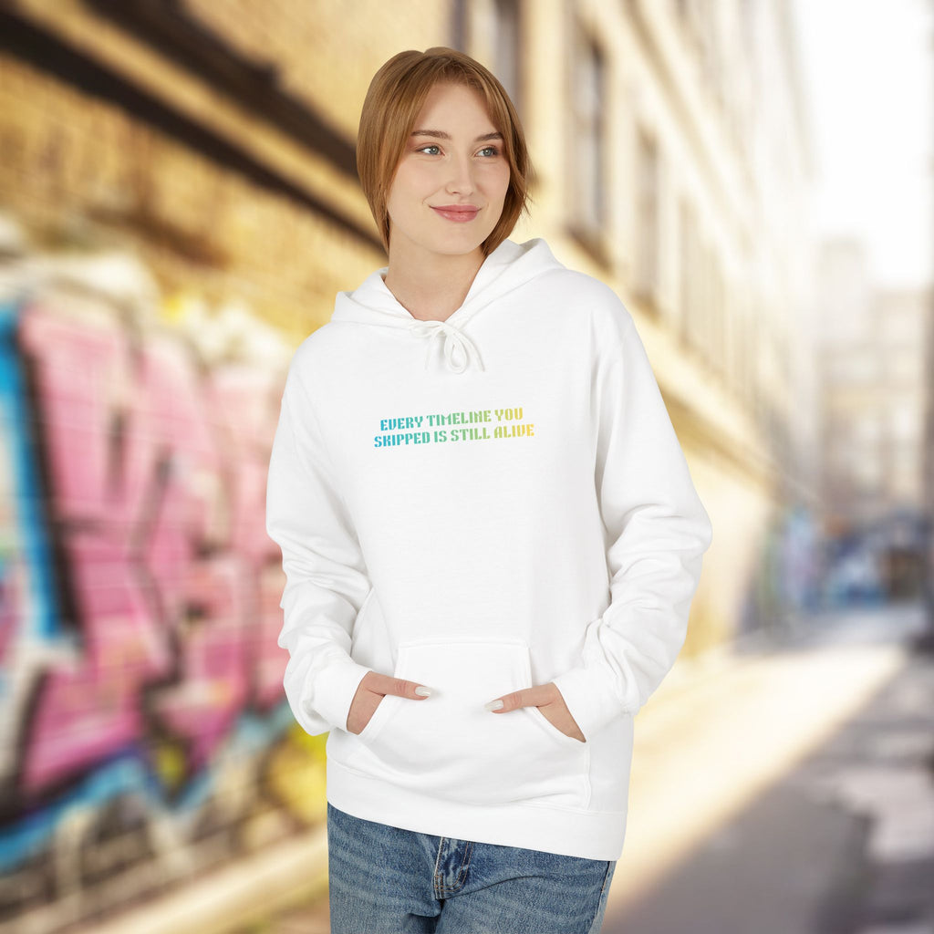 Every Timeline You Skipped Hoodie | Beetle Print Quote Retro Graphic Pullover