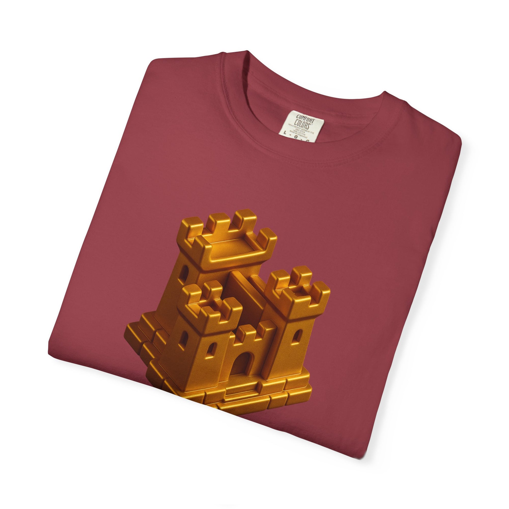 “FORTRESS V1” Graphic T-Shirt – Golden Castle Beetle Vault Rush Streetwear Edition For Men & Women