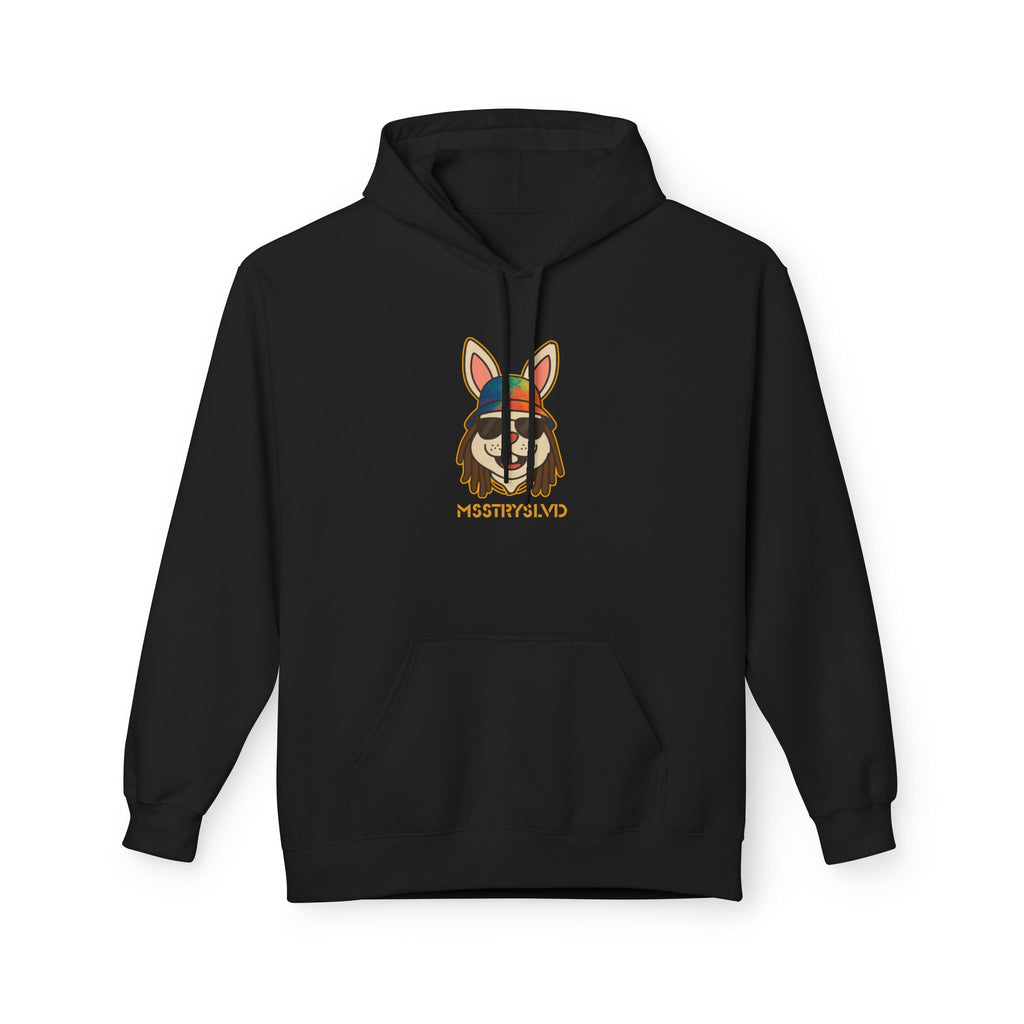 Reggae Bunny Graphic Hoodie | Rabbit with Bucket Hat & Sunglasses Streetwear
