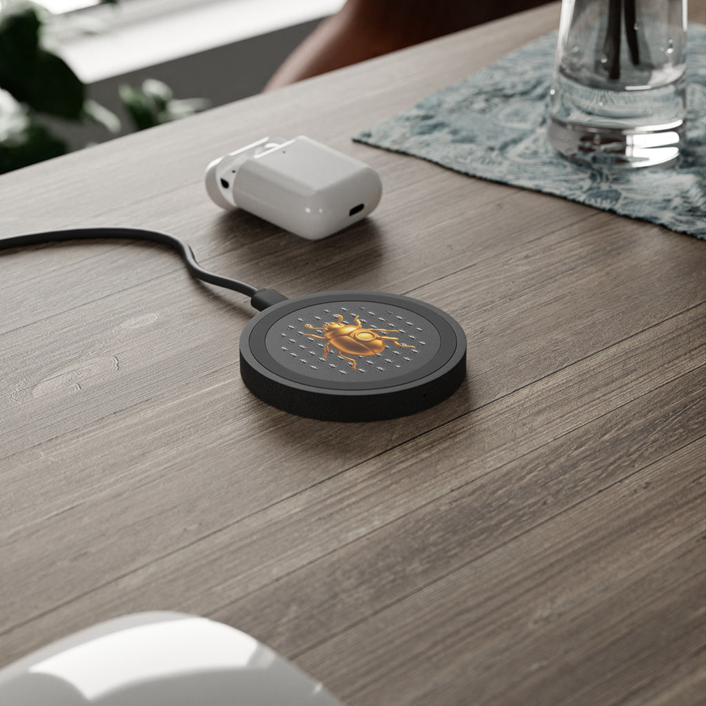 ⚡ “THE GOLDEN PLATE OF POWER” Quake Wireless Charging Pad