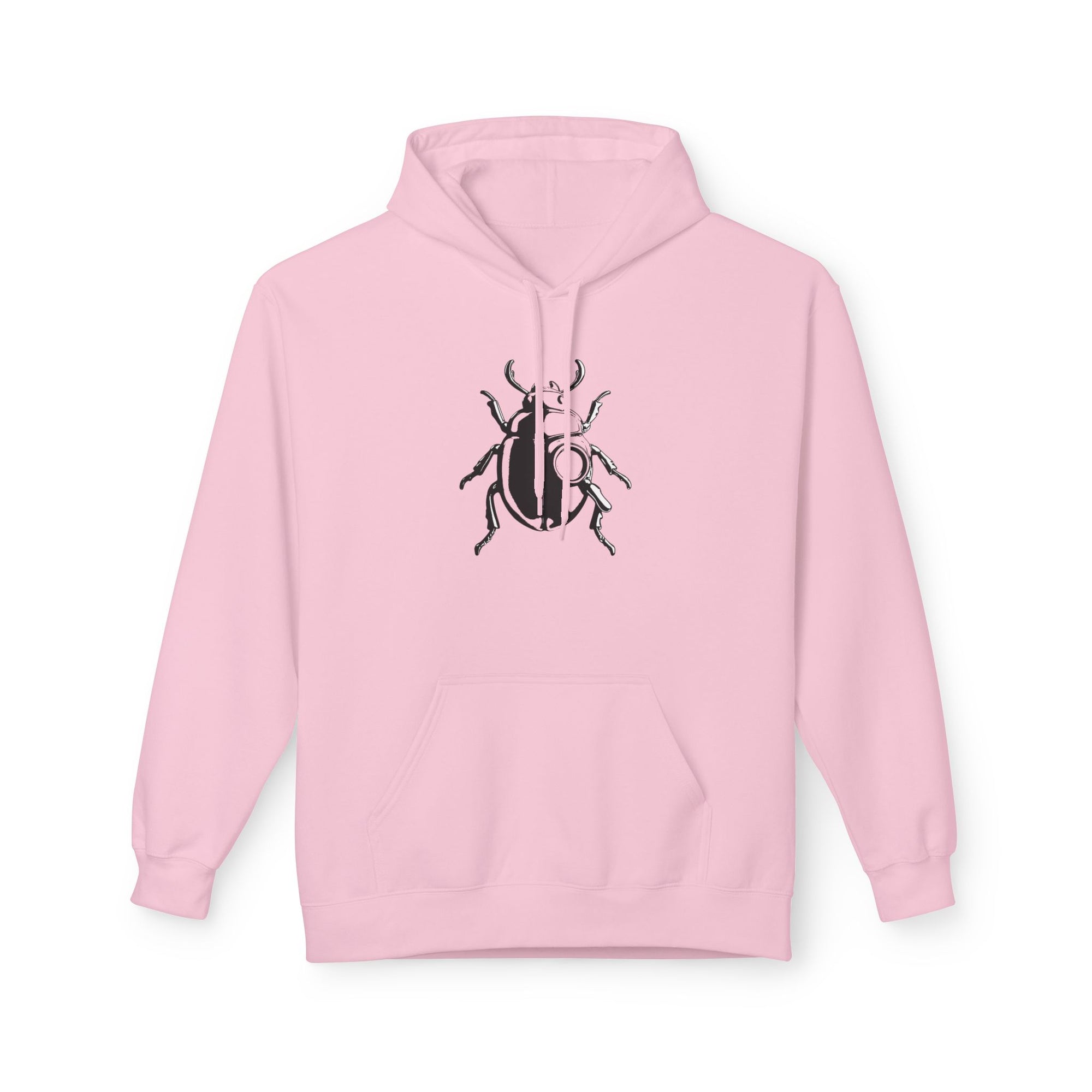Beetle Graphic Hoodie Minimalist Insect Nature-Inspired Elegant Hoodie