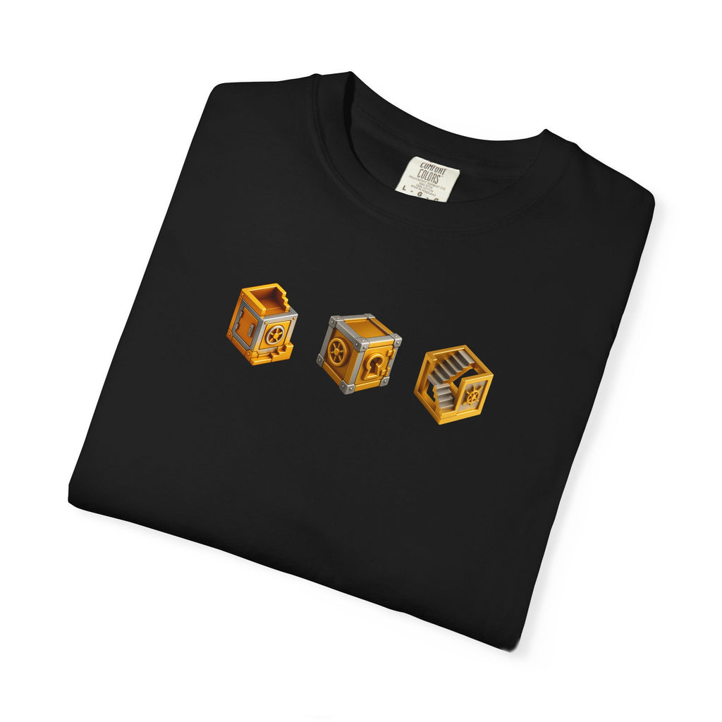 Beetle Vault Rush Game T-Shirt – MSSTRYSLVD® Gold Coin Graphic Tee | Streetwear for Dream-Chasers & Gamers
