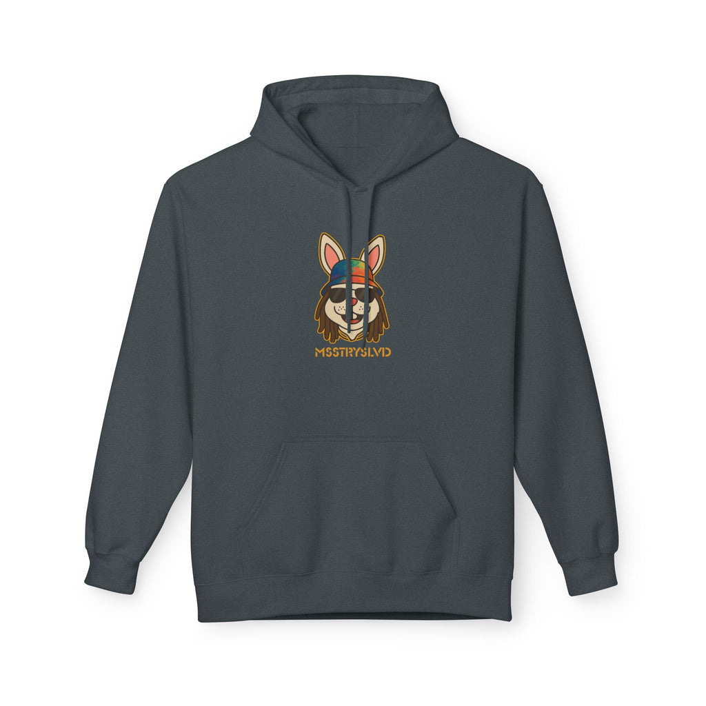 Reggae Bunny Graphic Hoodie | Rabbit with Bucket Hat & Sunglasses Streetwear