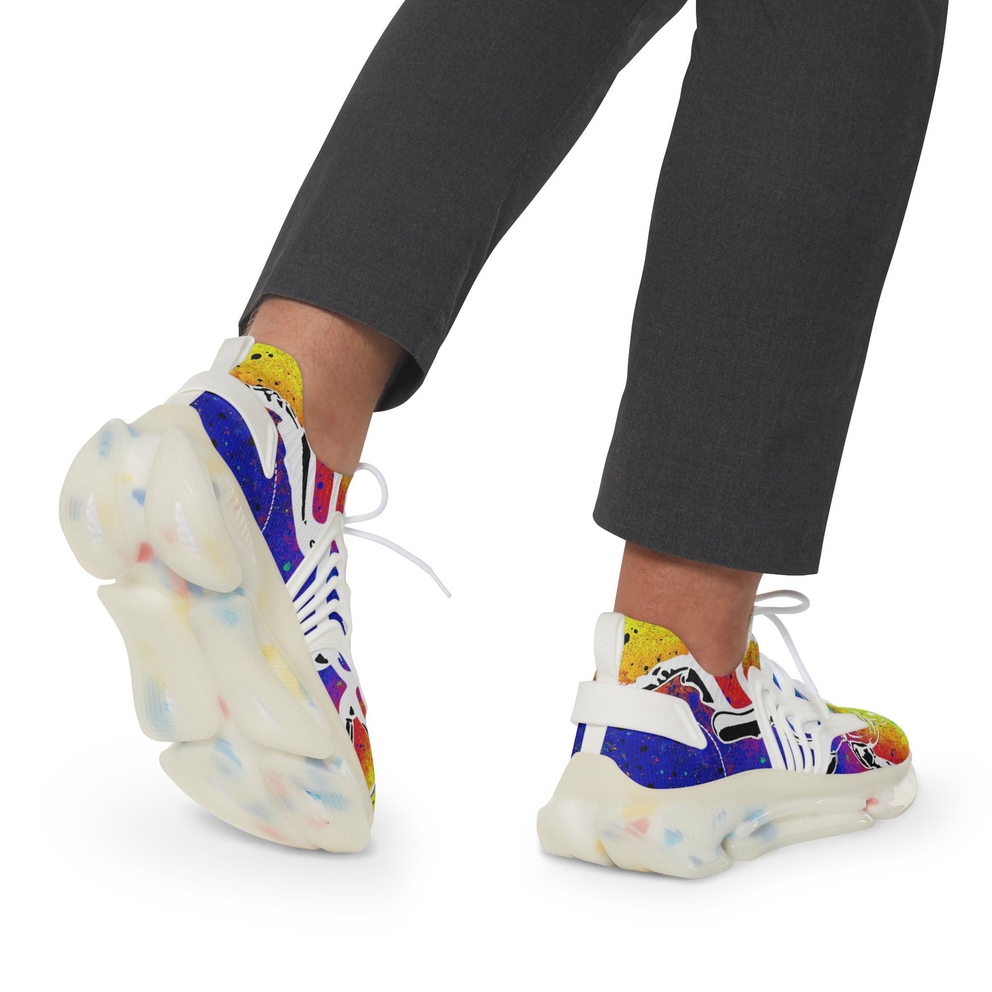 👟 “STARGAZER V1”  Men's Mesh Sneakers Color Splash Streetwear