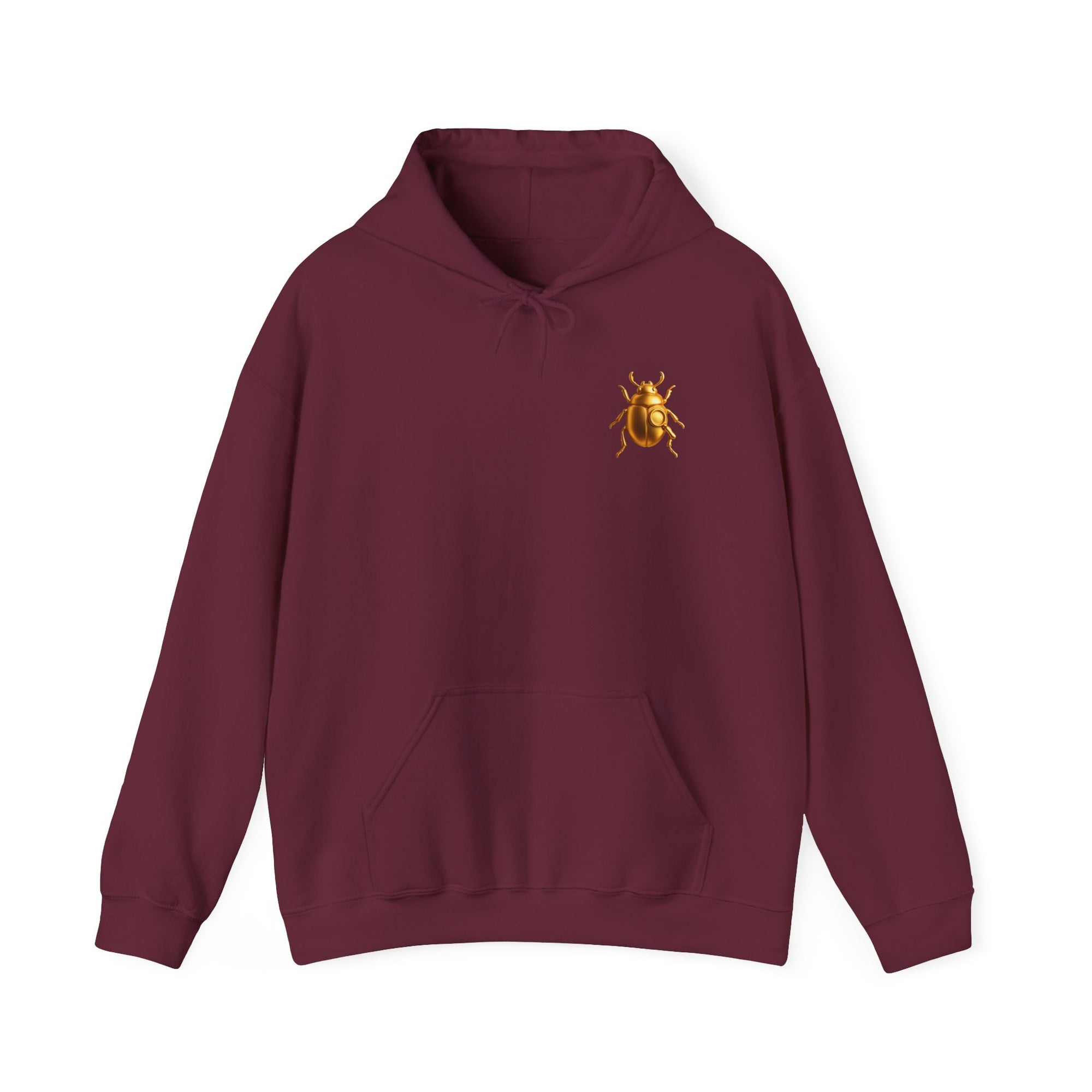 Gold Beetle Statement Hoodie Unisex Heavy Blend Hooded Sweatshirt