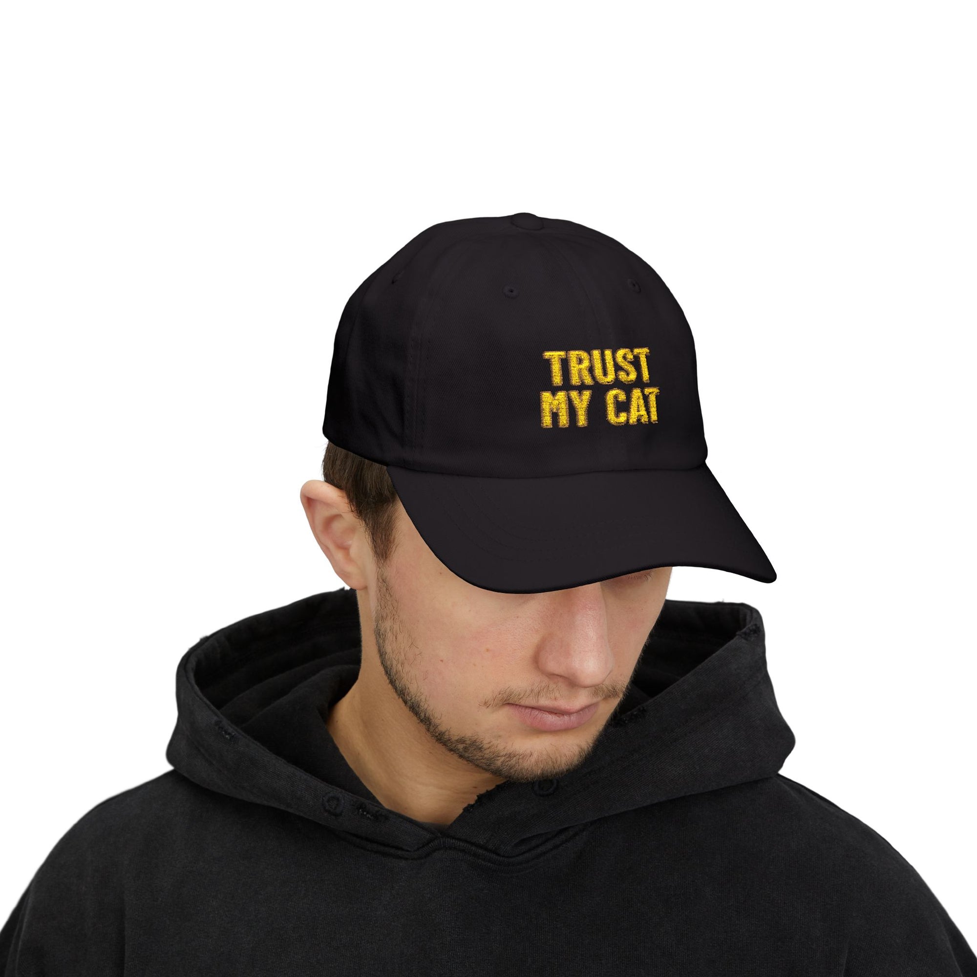 TRUST MY CAT Cap – Funny Embroidered Dad Hat for Cat Animal Lovers Gift