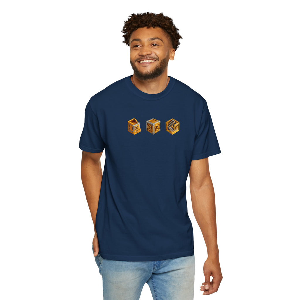 Beetle Vault Rush Game T-Shirt – MSSTRYSLVD® Gold Coin Graphic Tee | Streetwear for Dream-Chasers & Gamers