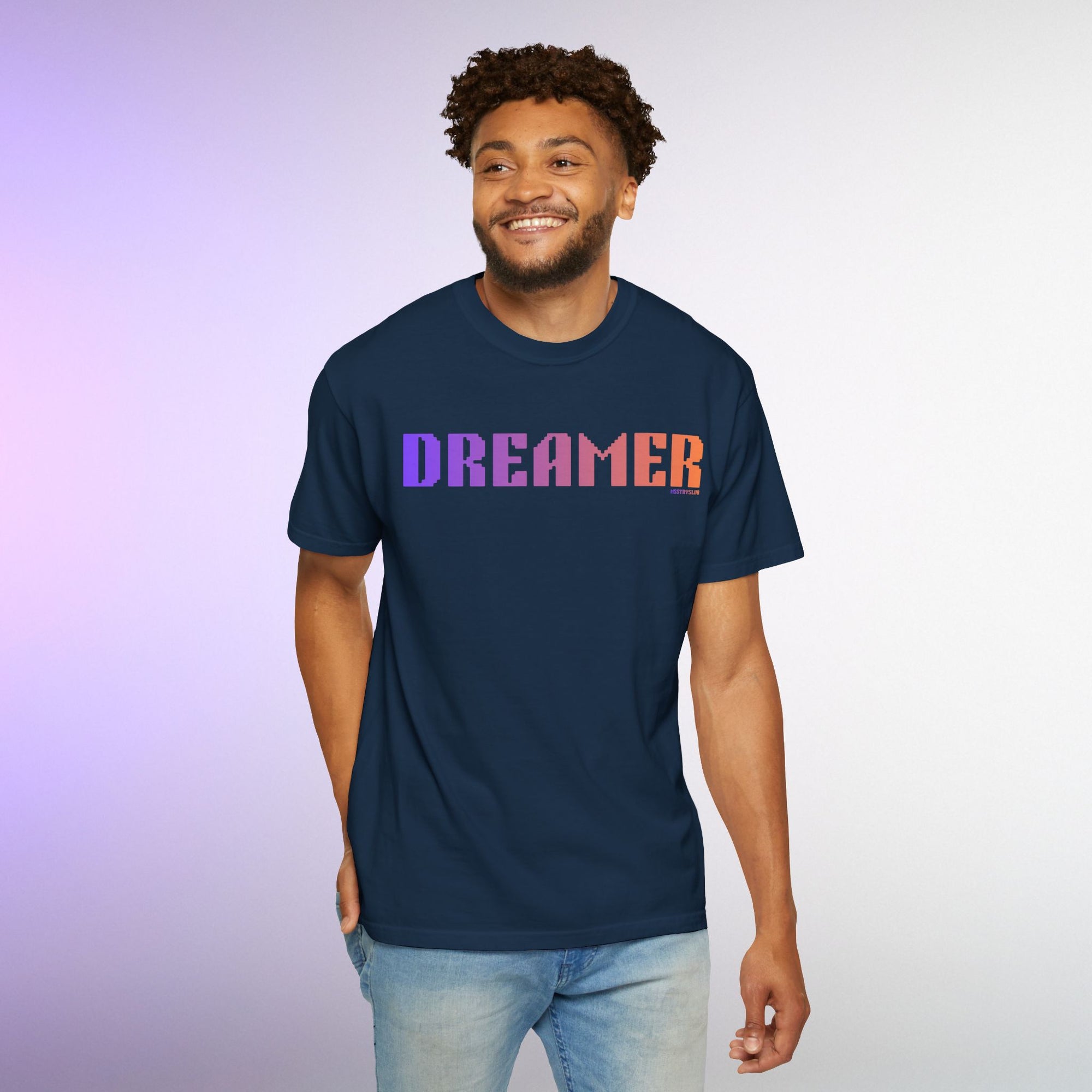 DREAMER Graphic T Shirt Aesthetic Streetwear Tee, Unisex Minimal Typography Shirt, Pastel Fashion Top