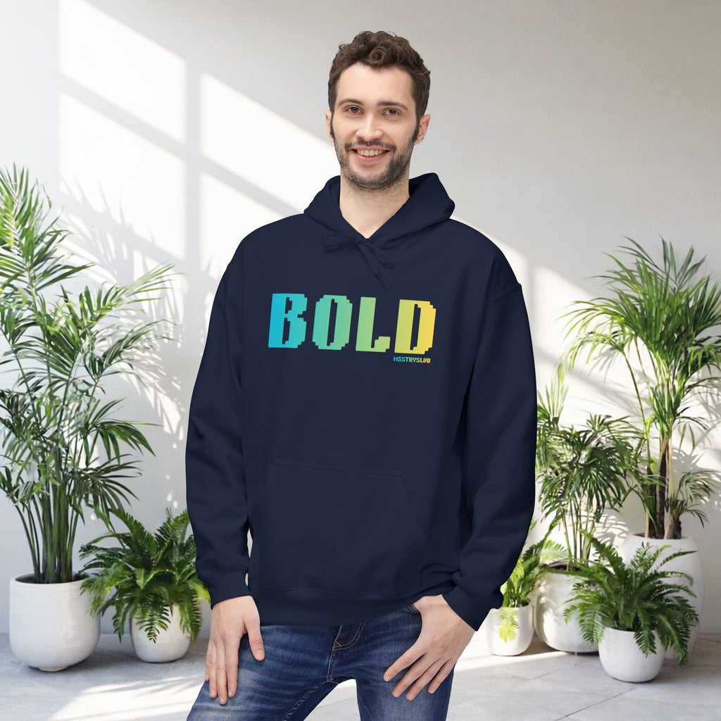Bold Big Quote Hoodie | Bold Colorful Print Retro Graphic Pullover