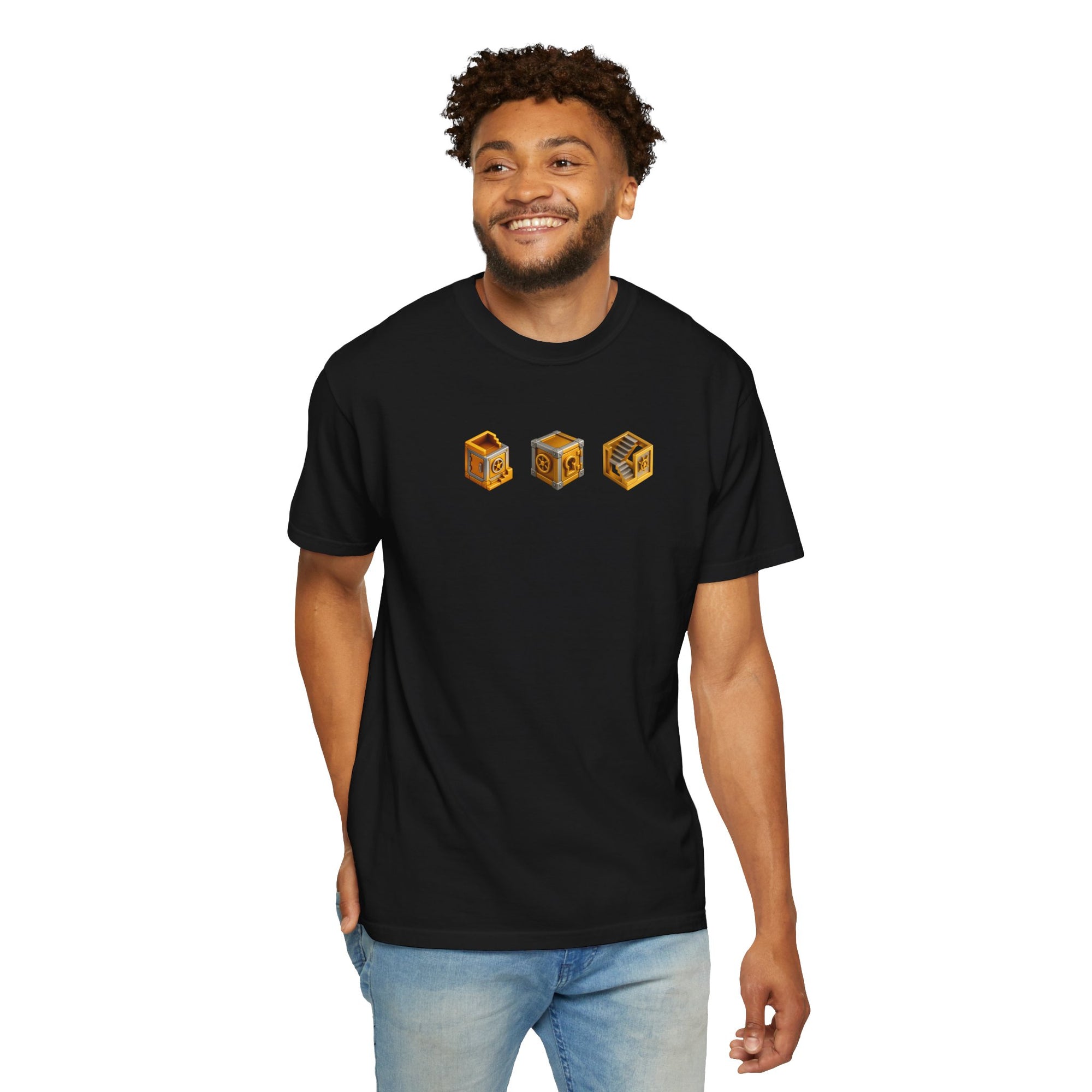Beetle Vault Rush Game T-Shirt – MSSTRYSLVD® Gold Coin Graphic Tee | Streetwear for Dream-Chasers & Gamers