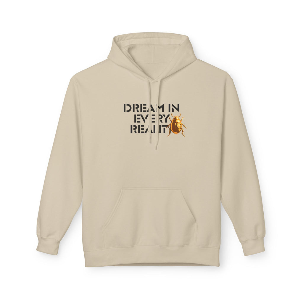 Dream In Every Reality Hoodie - Code Breaker Bold Text Futuristic Typography Top