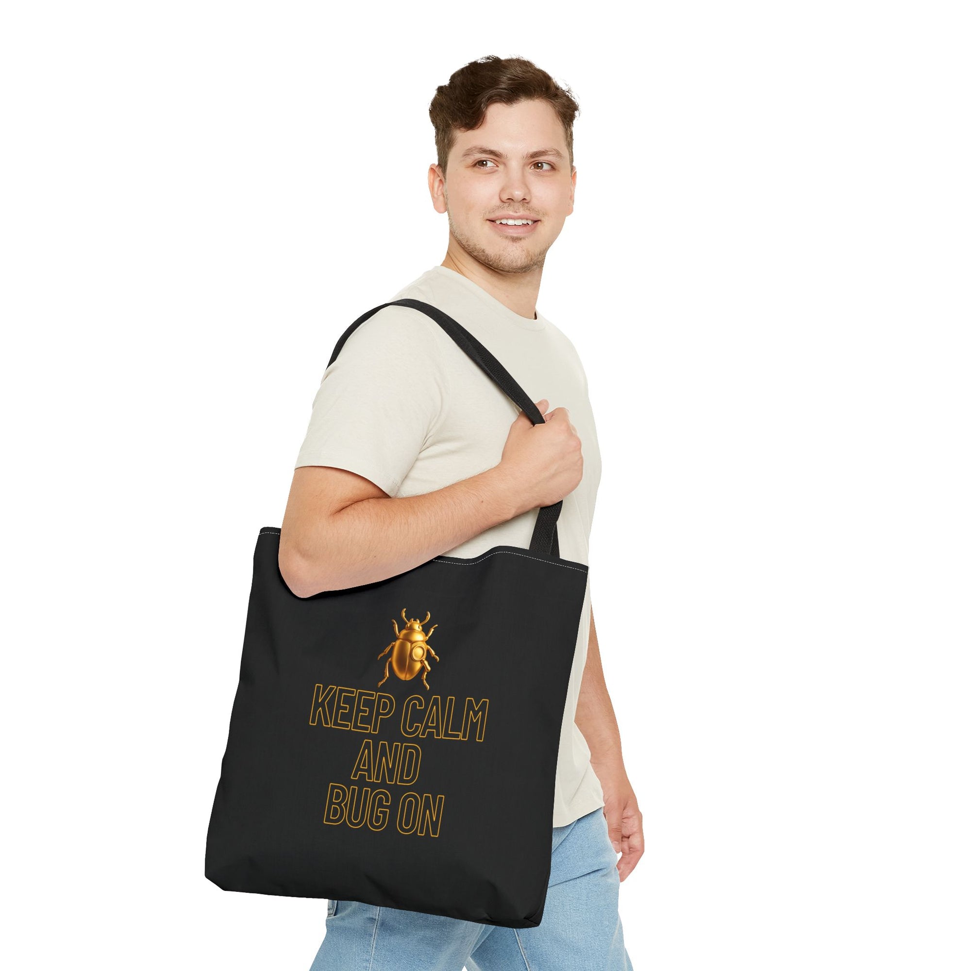 👜 “KEEP CALM AND BUG ON” - Tote Bag