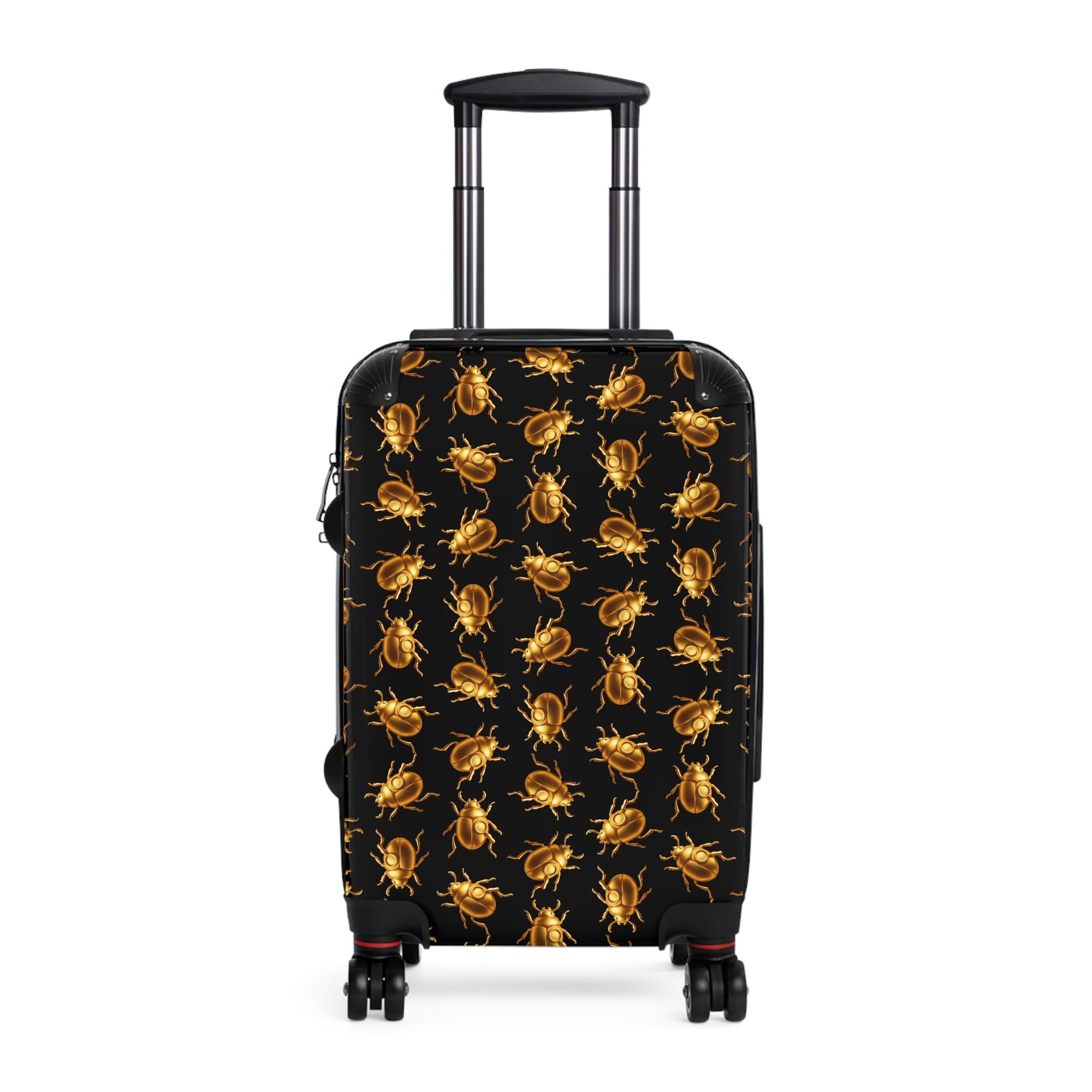 ✈️ "BUGGED AND BOLD" Suitcase - Golden Scarab Beetle Luggage