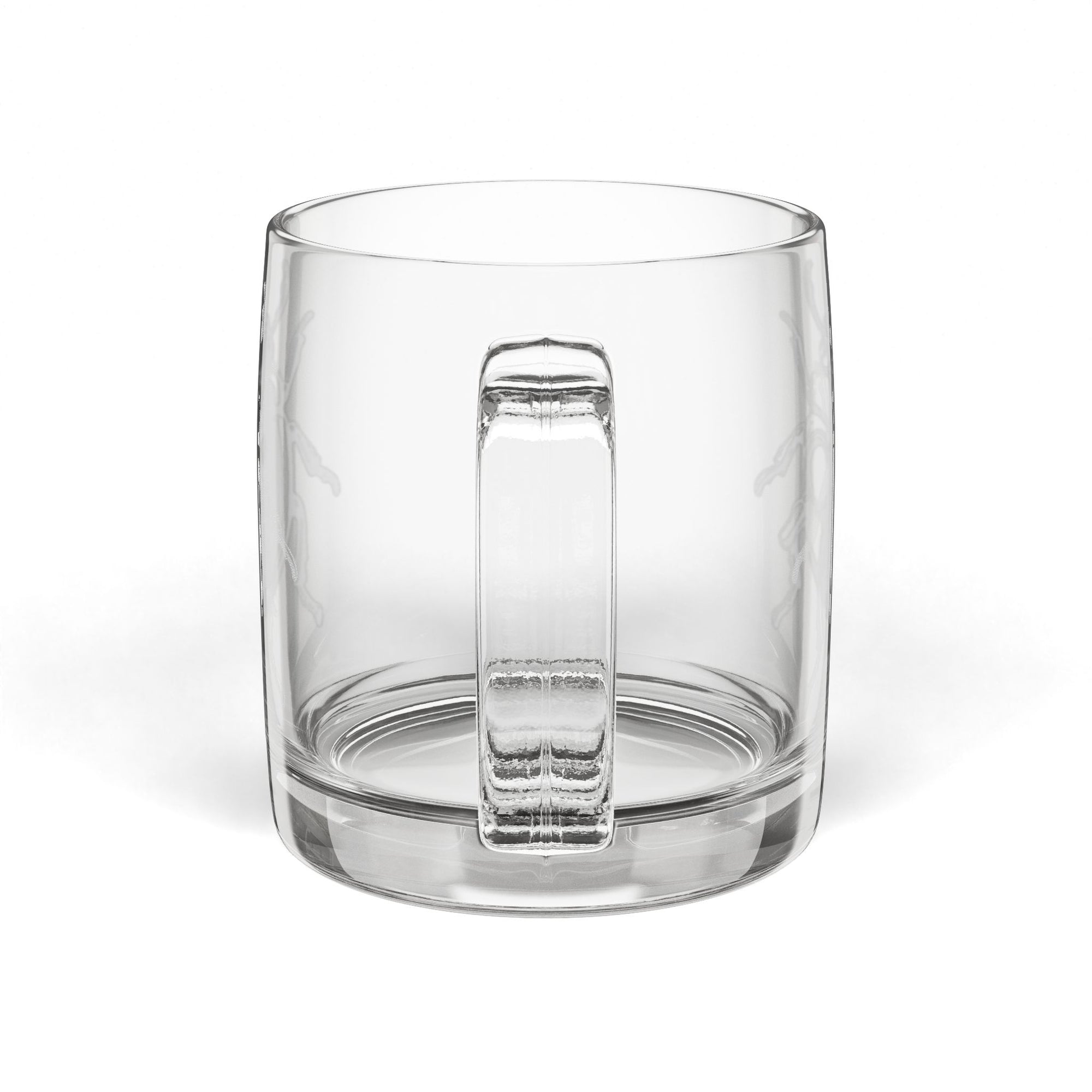 "HIDDEN GEM" Glass Coffee Mug, 12.25oz (Engraving)