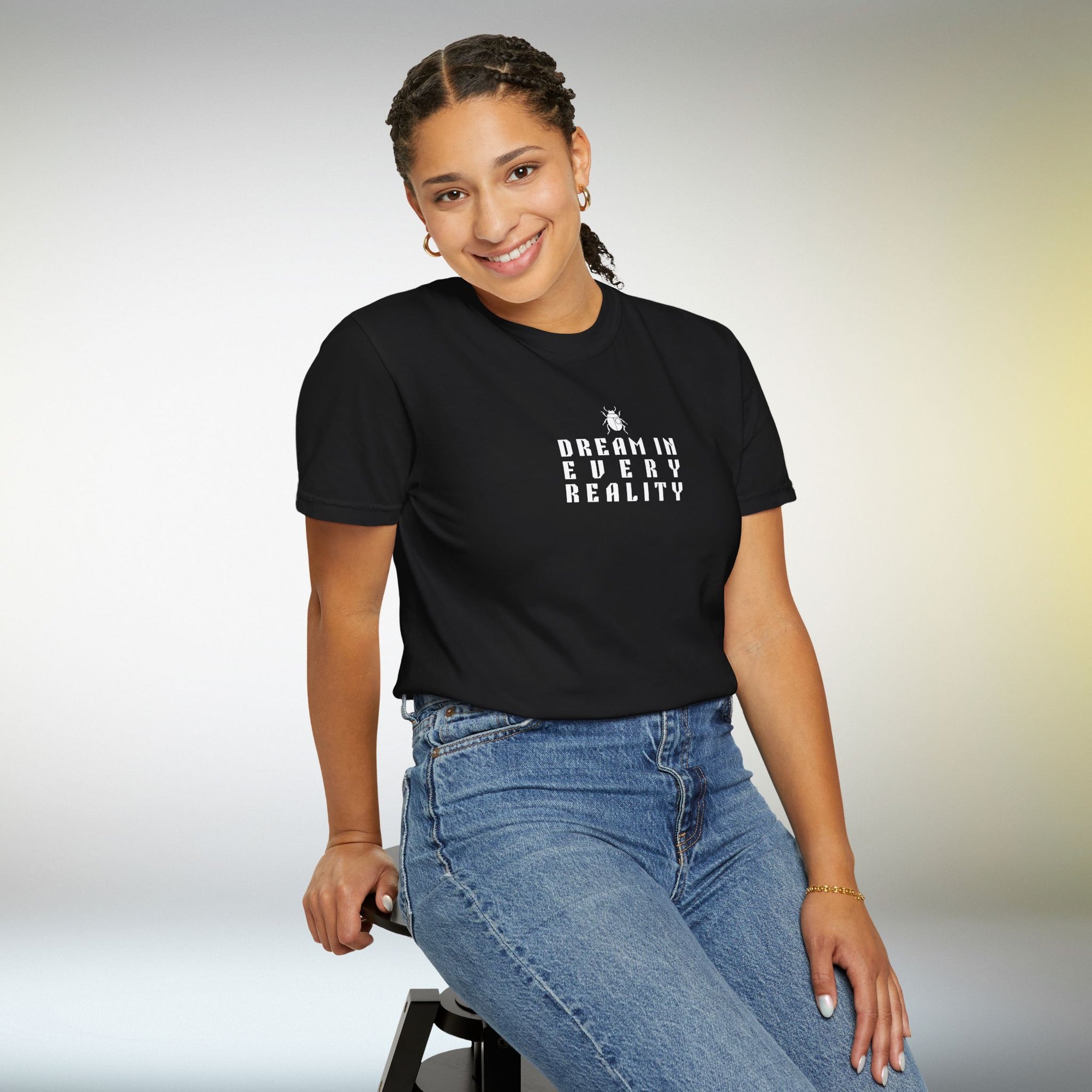 Dream In Every Reality T Shirt | Minimalist Quote II Tee | Unisex Aesthetic Shirt | Inspirational Graphic T-Shirt