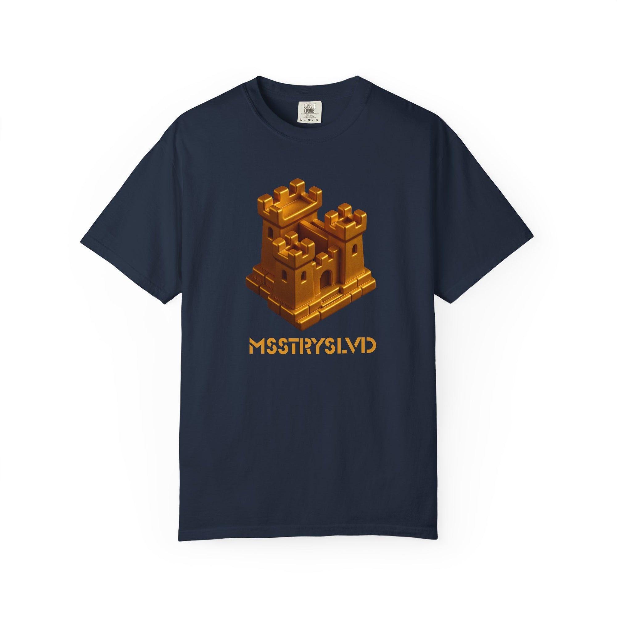 “FORTRESS V1” Graphic T-Shirt – Golden Castle Beetle Vault Rush Streetwear Edition For Men & Women