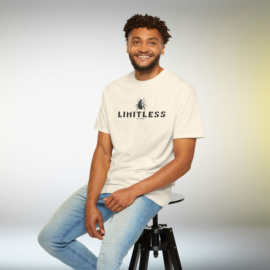 Minimal Beetle T Shirt | Black Scarab Graphic Tee | Custom Est Year Shirt Symbolic Insect Art T-Shirt | Unisex Streetwear Tee