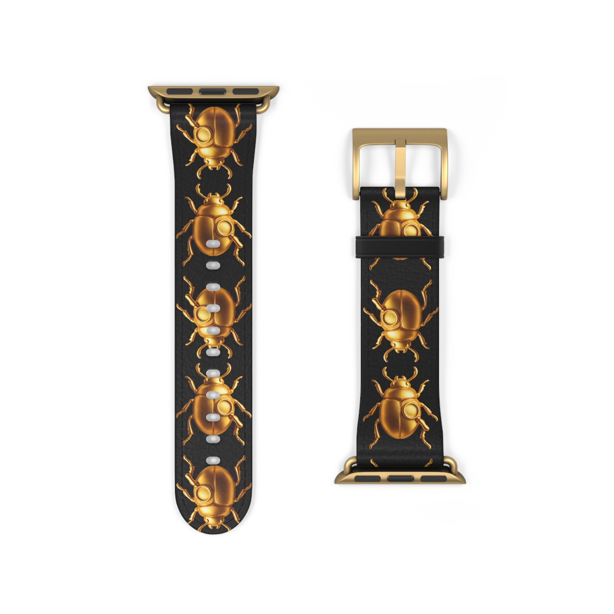 Golden Beetle Parade Apple Watch Band