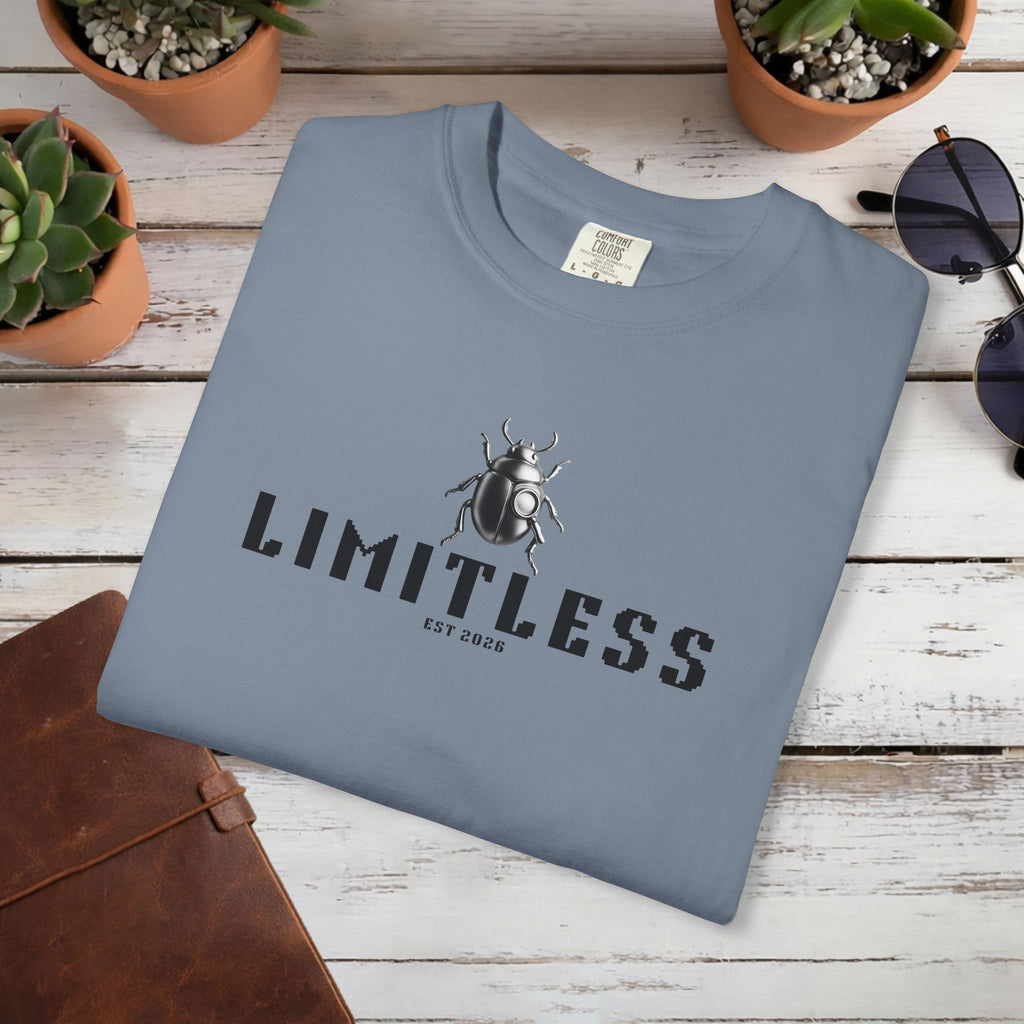 Minimal Beetle T Shirt | Black Scarab Graphic Tee | Custom Est Year Shirt Symbolic Insect Art T-Shirt | Unisex Streetwear Tee