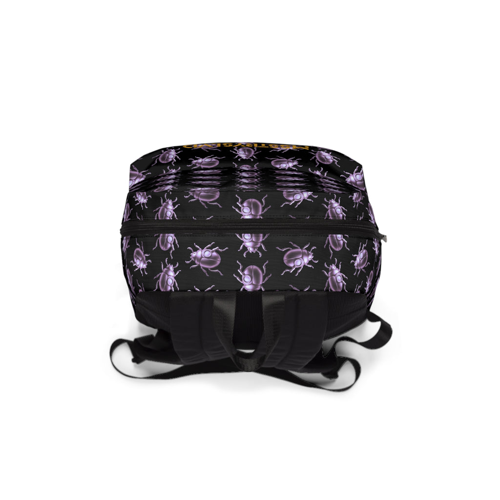 Bug Pop Color Crawl Backpack Neon Purple Beetle – Insect Edition For Men & Women Backpack