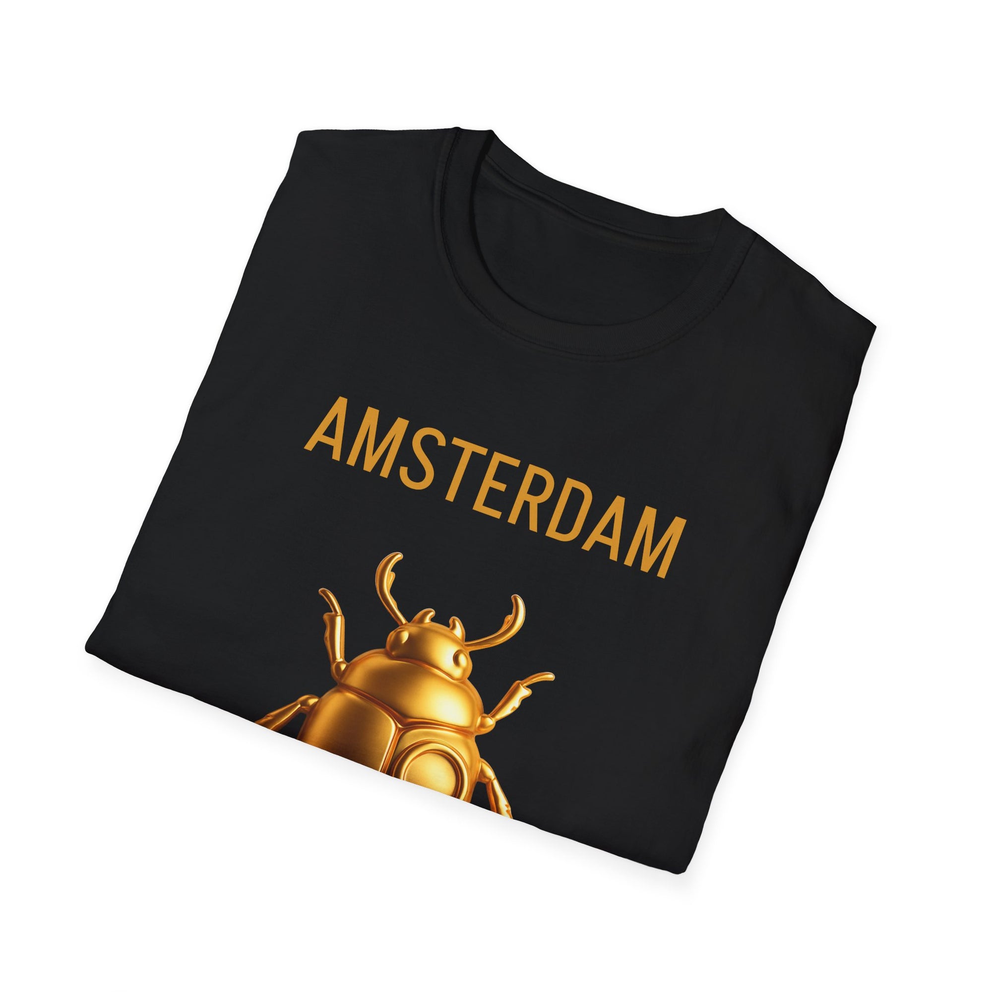 Amsterdam - Golden Beetle Unisex Softstyle T-Shirt