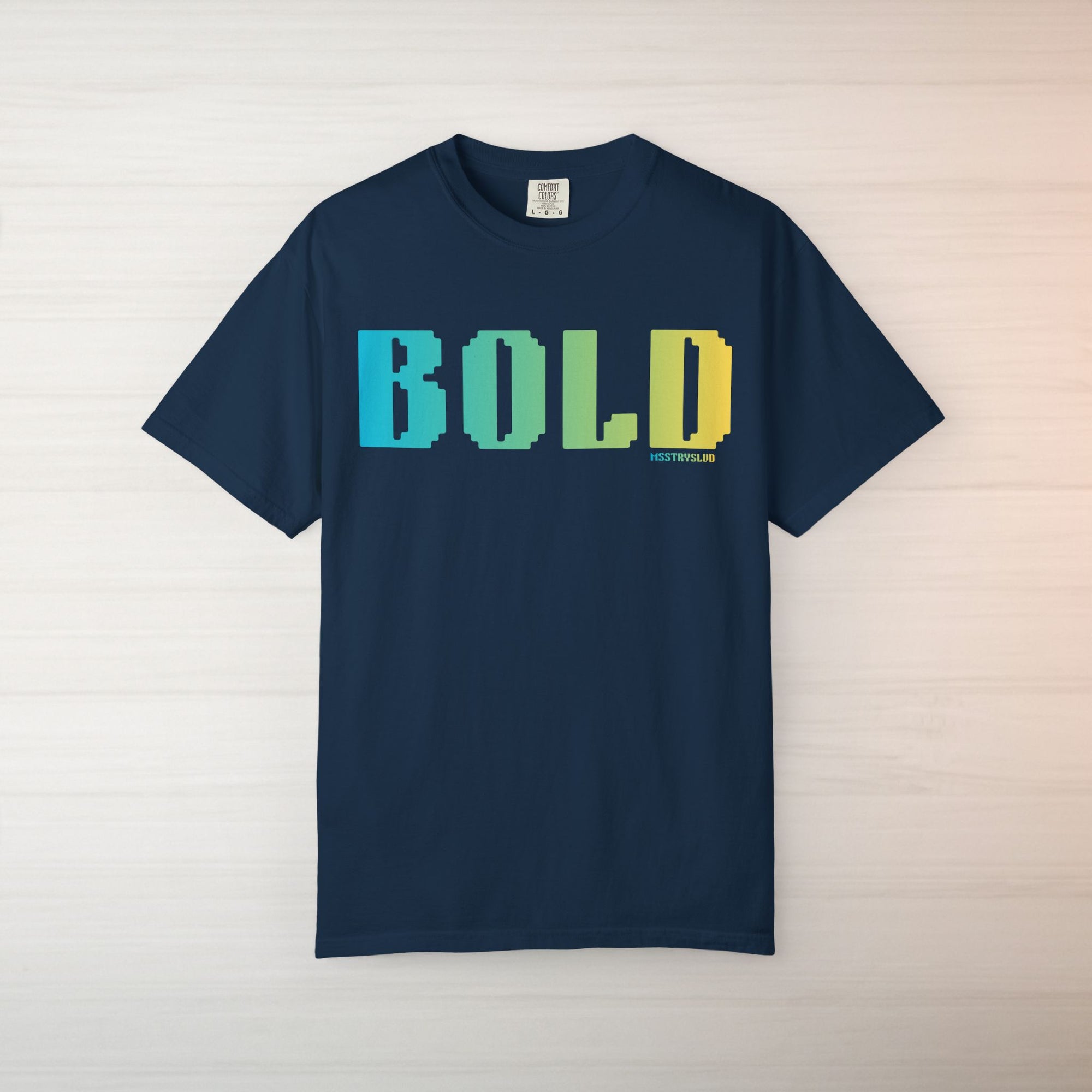 BOLD Graphic T Shirt Retro Pixel Typography Tee Aesthetic Streetwear Tee, Unisex Minimal Text Shirt, Positivity Pastel Fashion Top