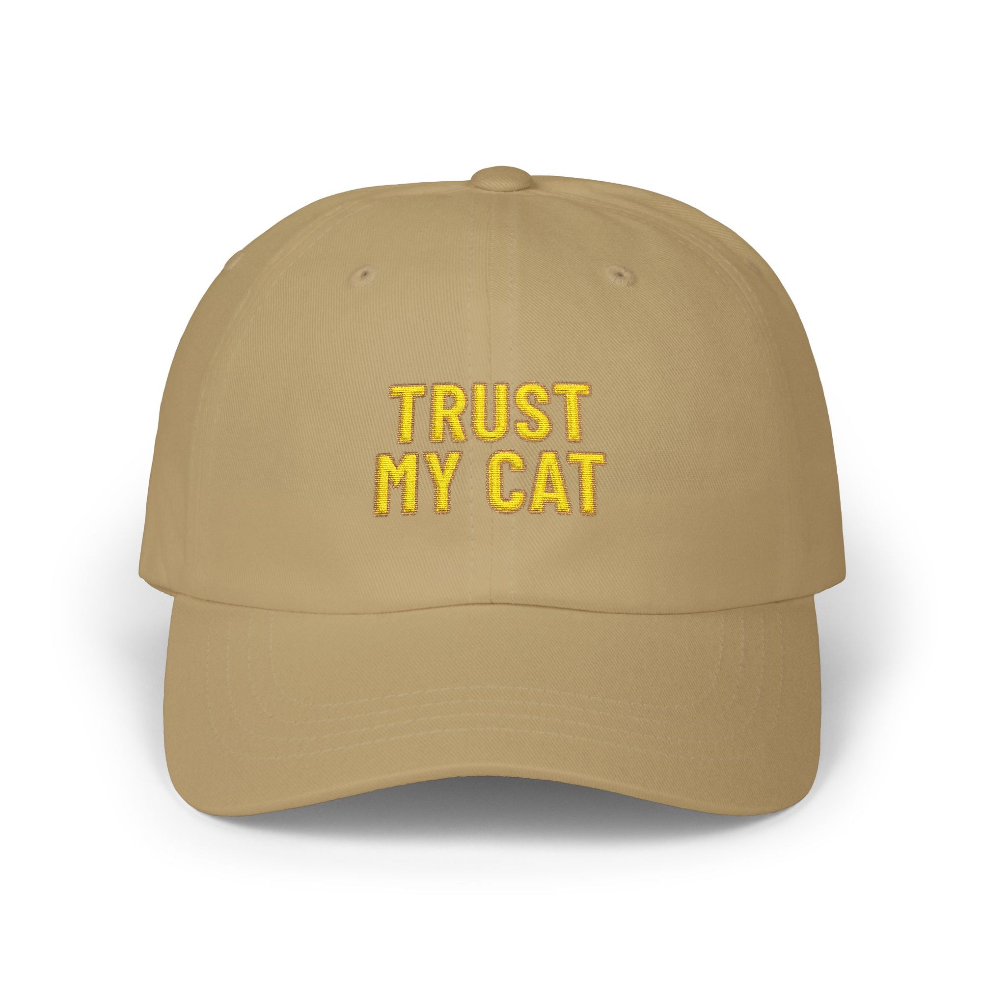 TRUST MY CAT Cap – Funny Embroidered Dad Hat for Cat Animal Lovers Gift