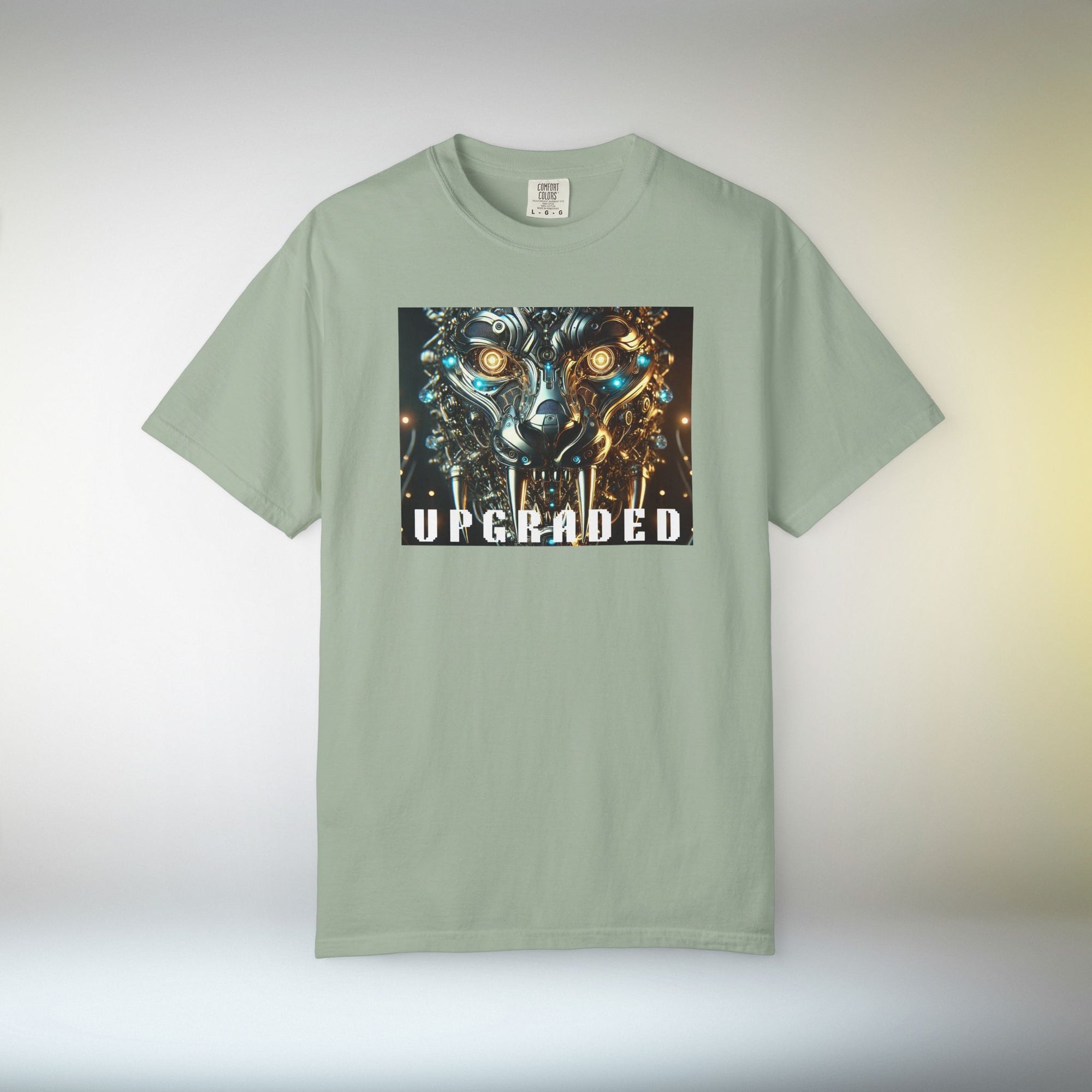UPGRADED Cyber Panther T-Shirt | Futuristic Mechanical Animal Graphic Tee, Sci-Fi Streetwear Unisex