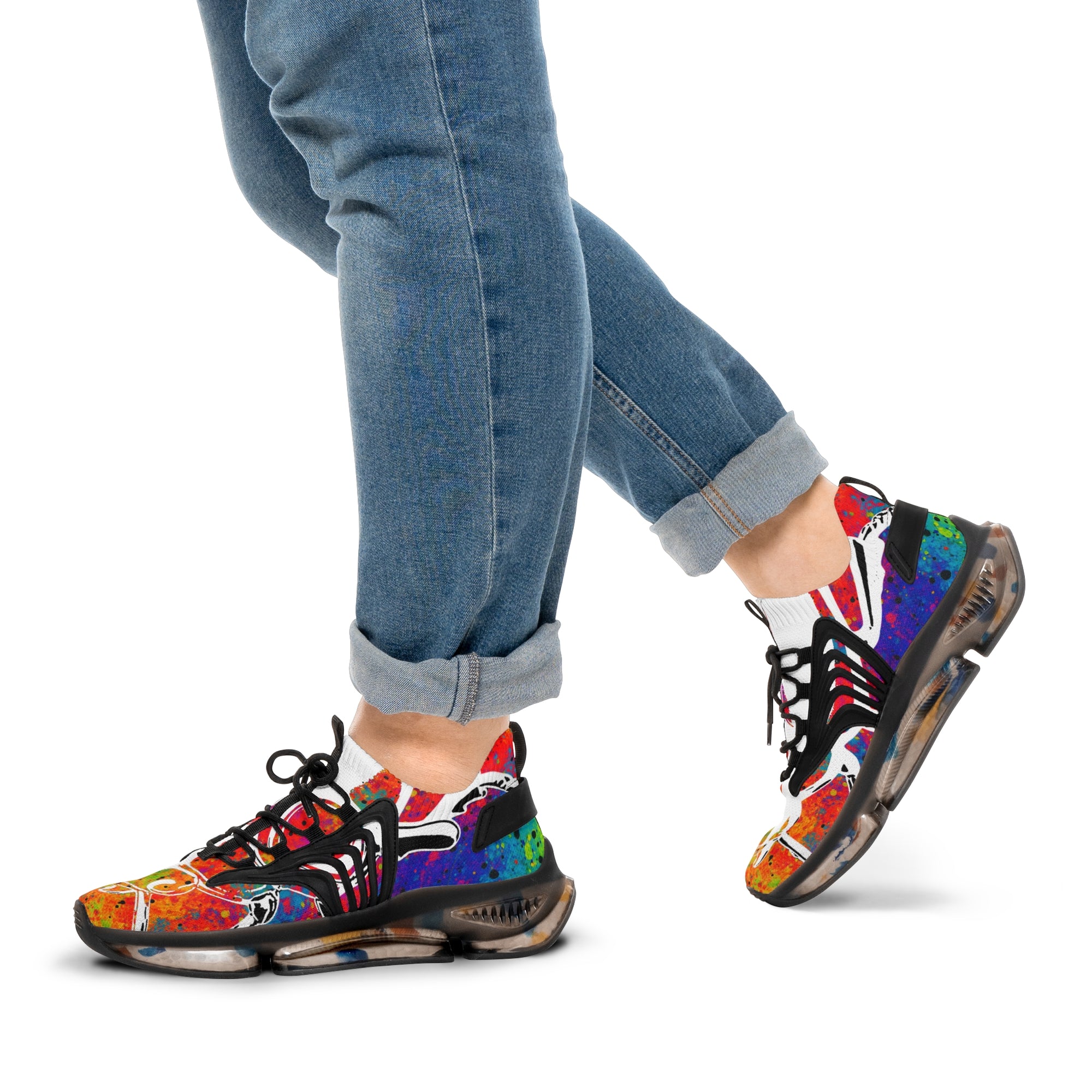 👟 “HYPERDRIP V1A” Full-Spectrum Chaos Mesh Sneakers