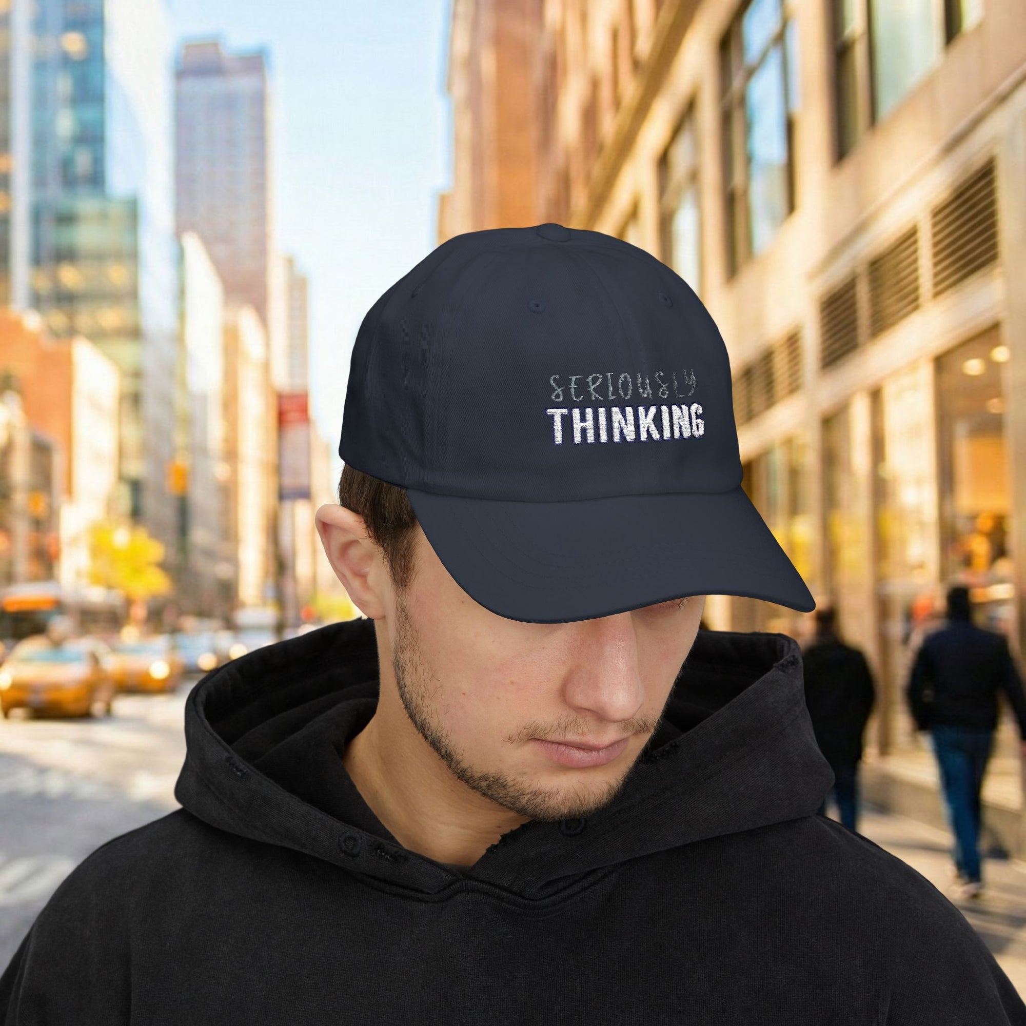 Seriously Thinking Classic Dad Cap