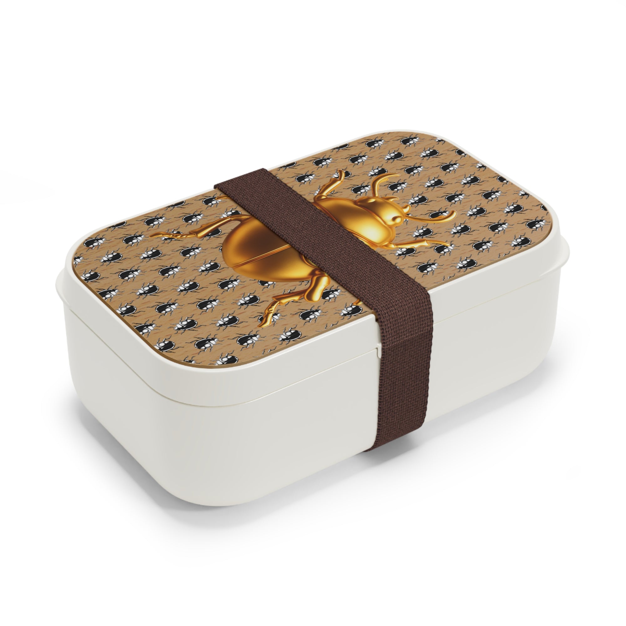 🍱 Golden Beetle Lunch Vault - Bento Lunch Box
