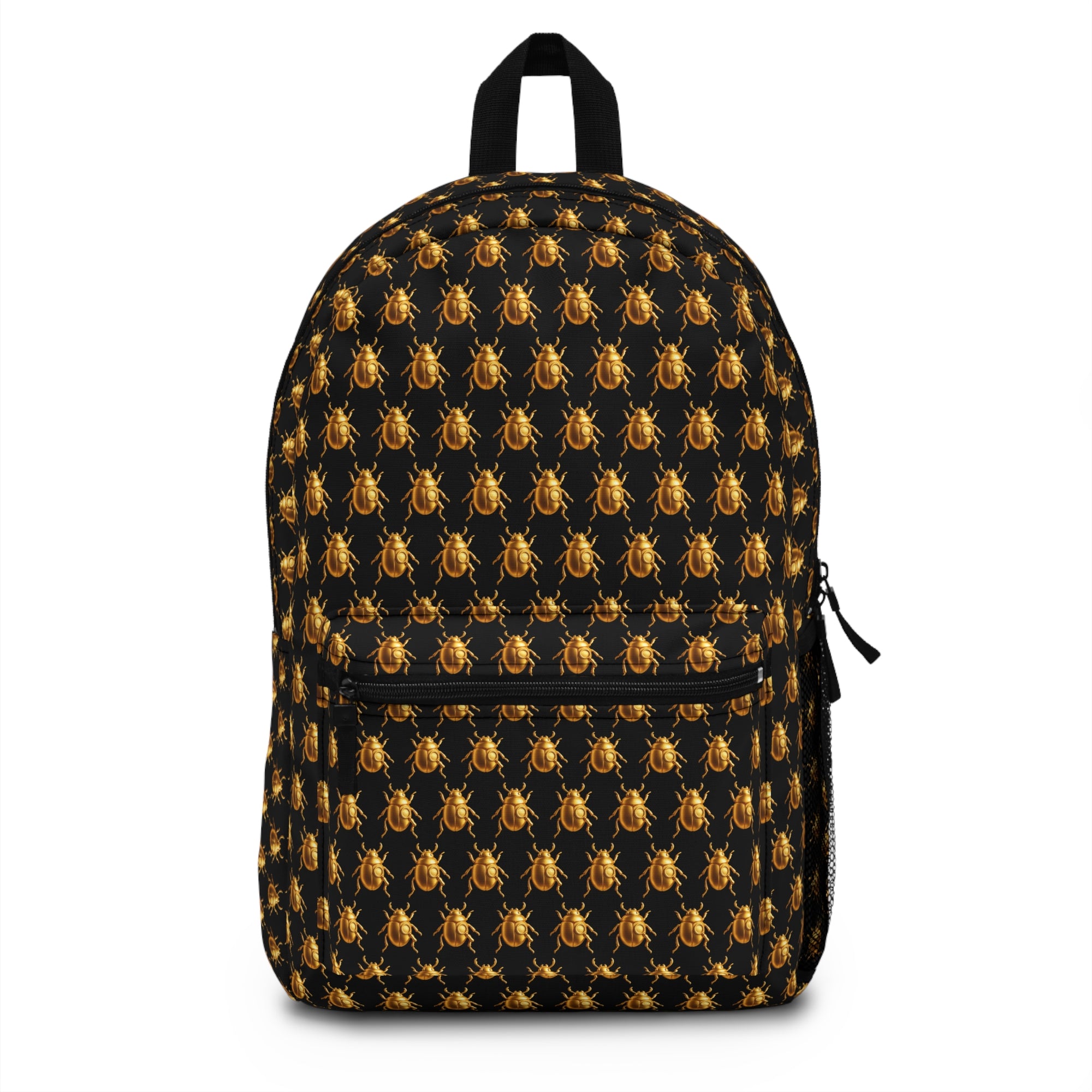 The Scarab Squad Backpack – Gold Insect Edition For Men & Women