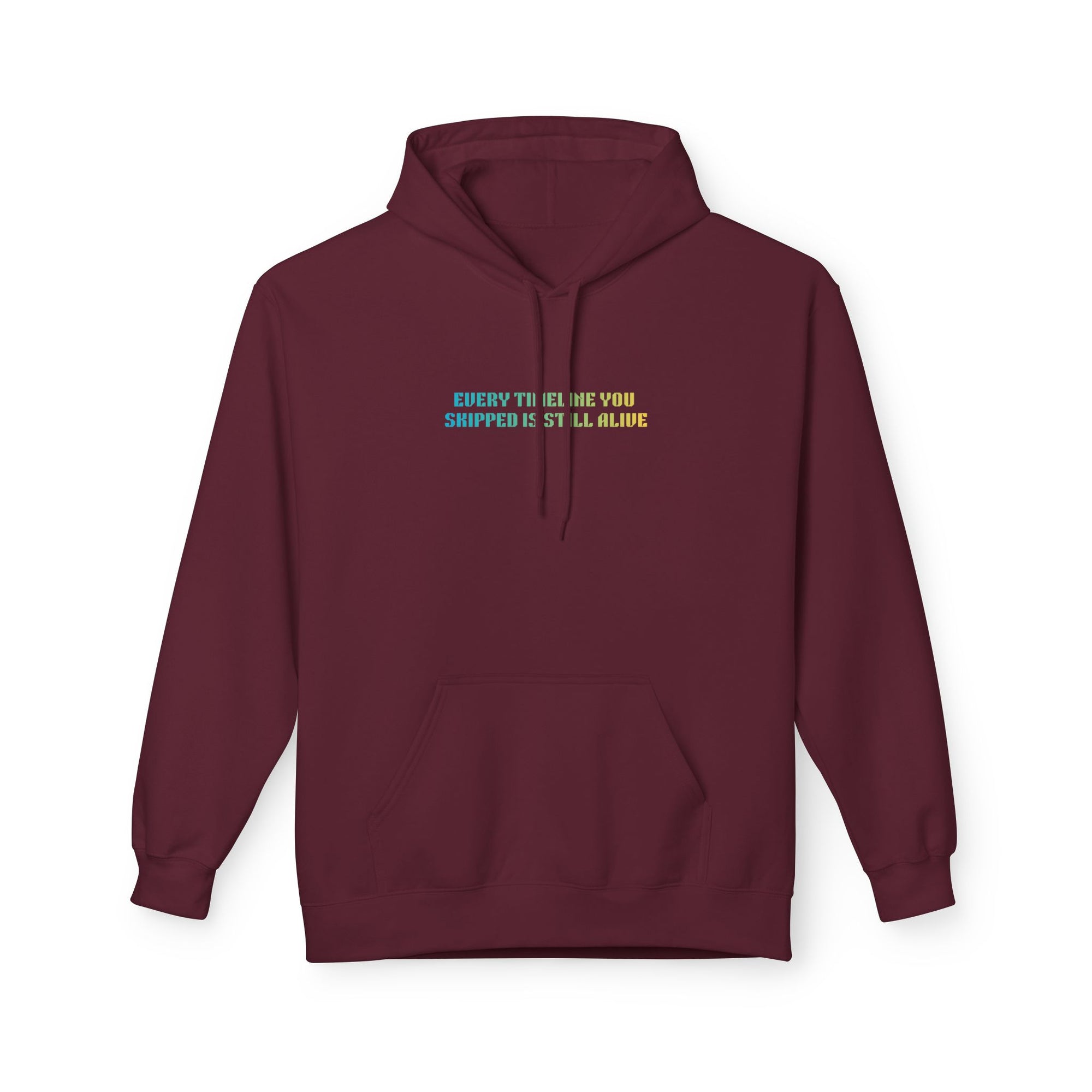 Every Timeline You Skipped Hoodie | Beetle Print Quote Retro Graphic Pullover