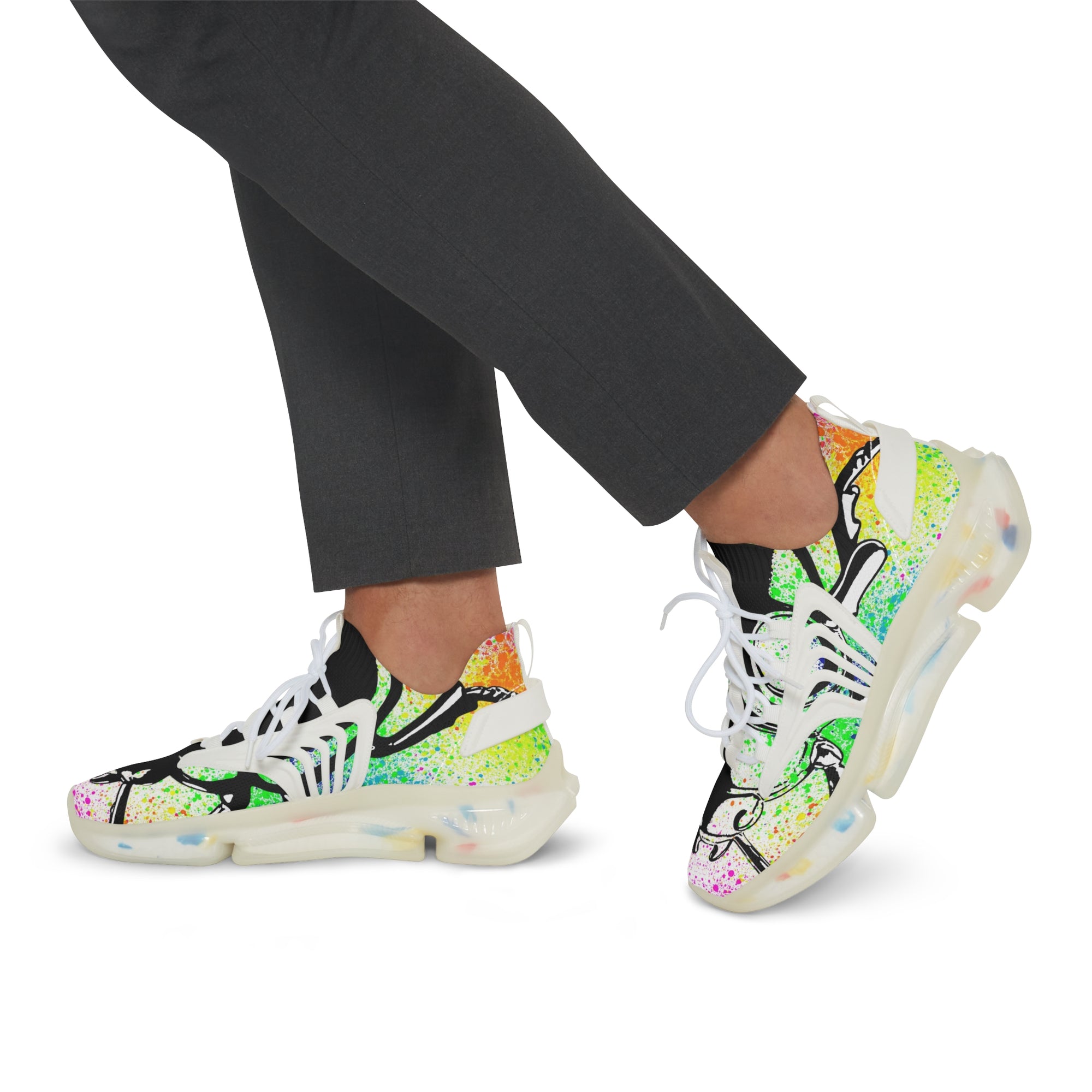 👟 “MULTIVERSE DRIP V1” Quantum Colorburst Mesh Sneakers
