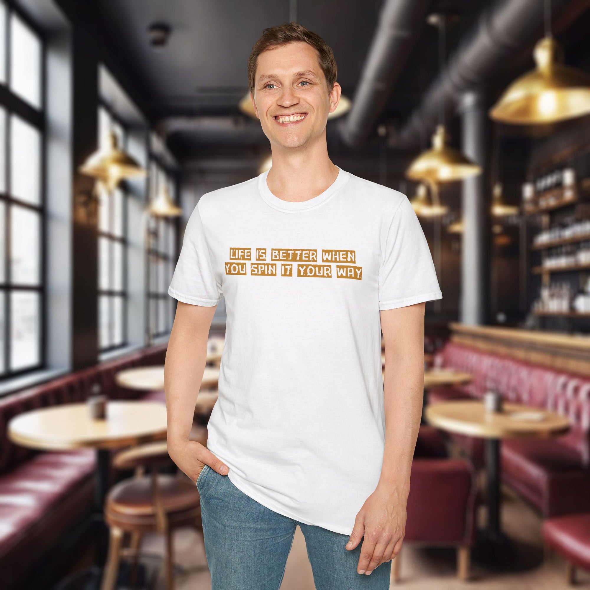 Life Is Better When You Spin It Your Way T-Shirt – Positive Mindset Tee | Motivational Gift Shirt
